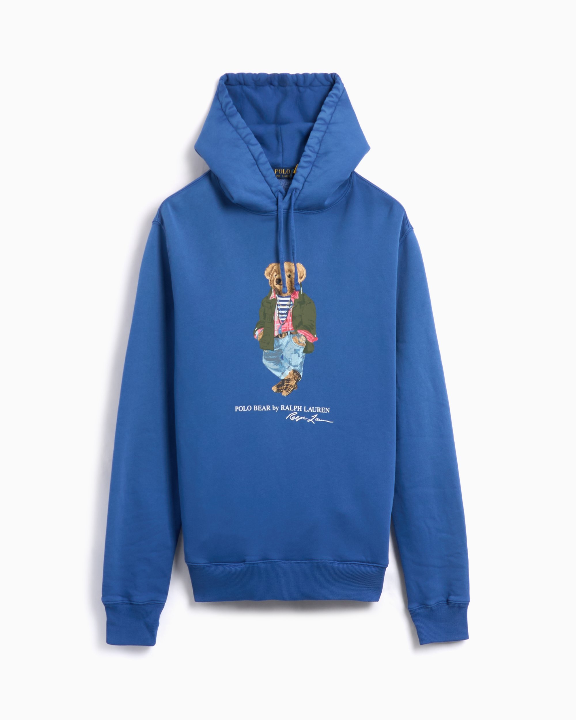 Polo Ralph Lauren Logo Polo Bear Men s Hoodie Blue 710958192001 FOOTDISTRICT