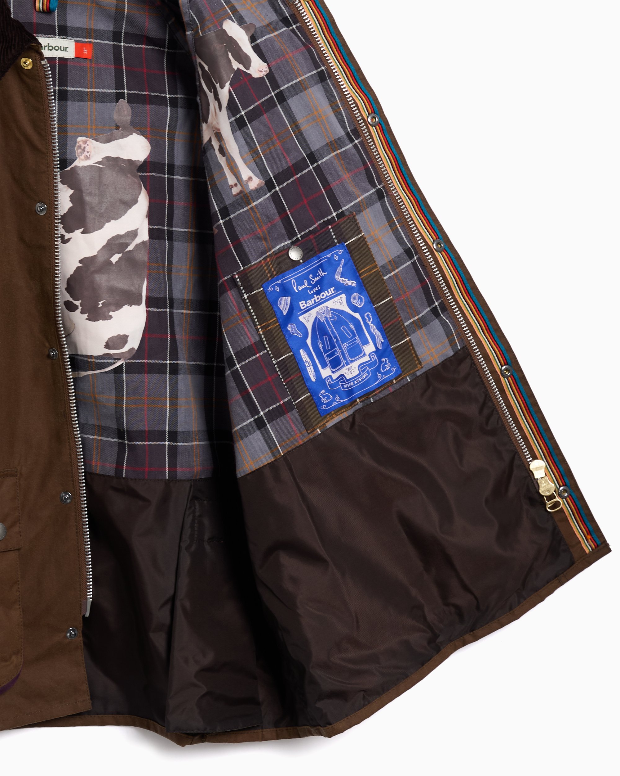 Barbour x Paul Smith OS Bedale Wax Oversize Men's Rain Jacket