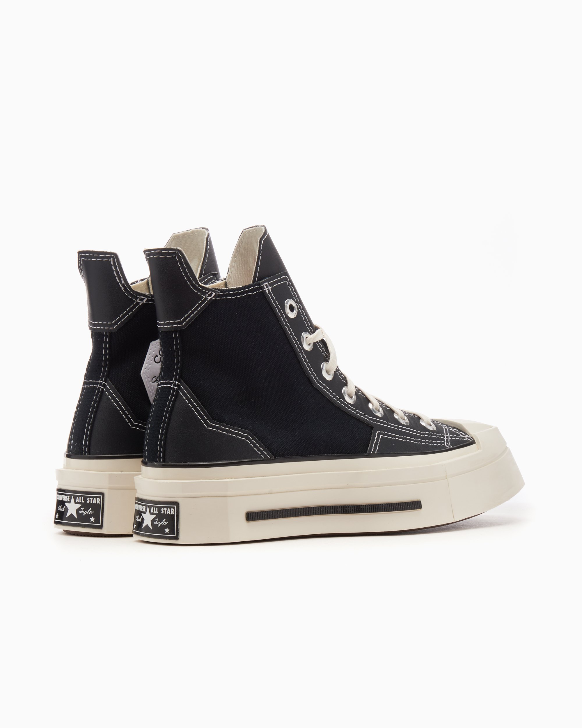 CONVERSE Chuck Taylor All Star 70 Shearling-lined Textured-leather High-top  Sneakers - Black | Editorialist