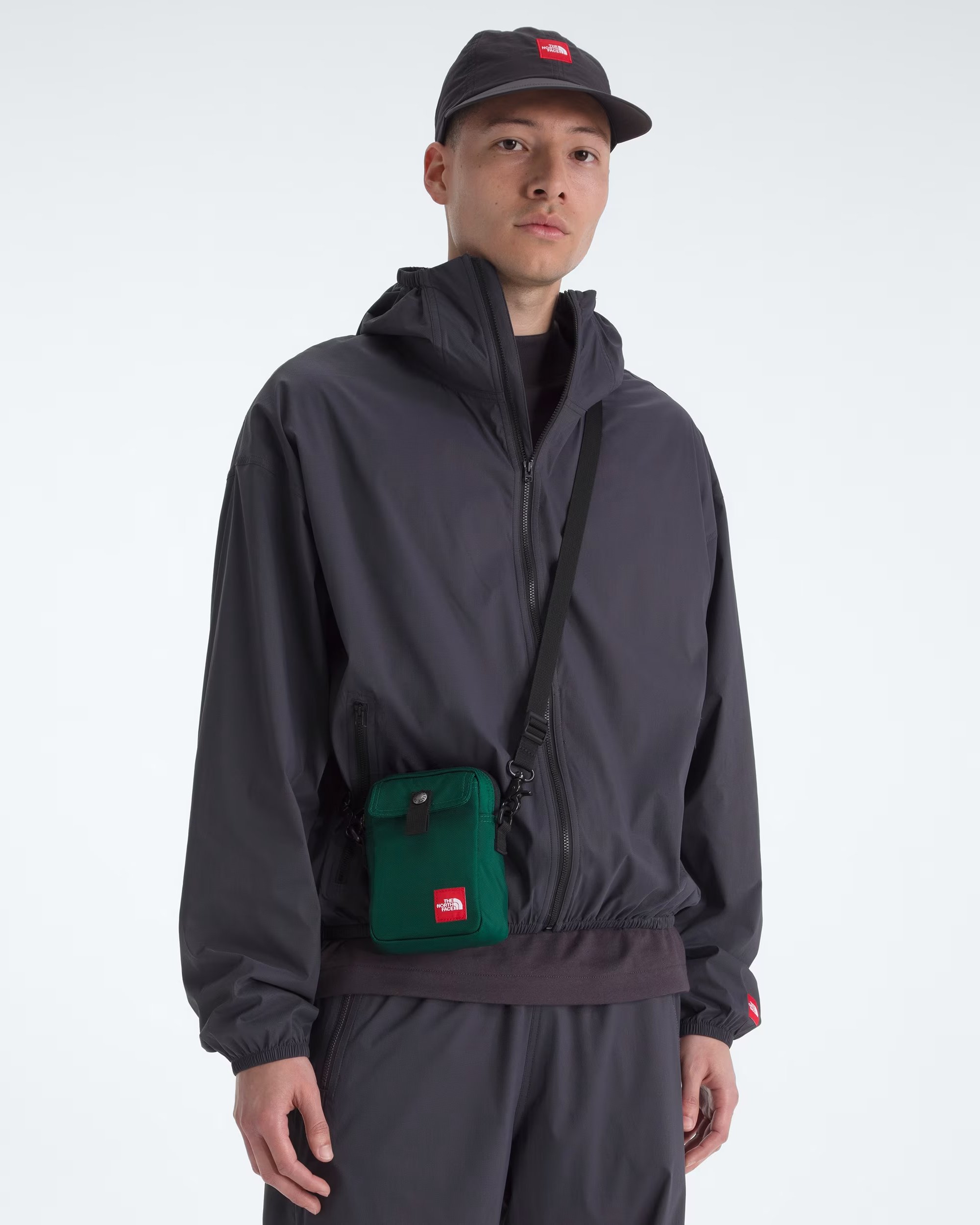 The North Face Red Box Crossbody Unisex Bag Green