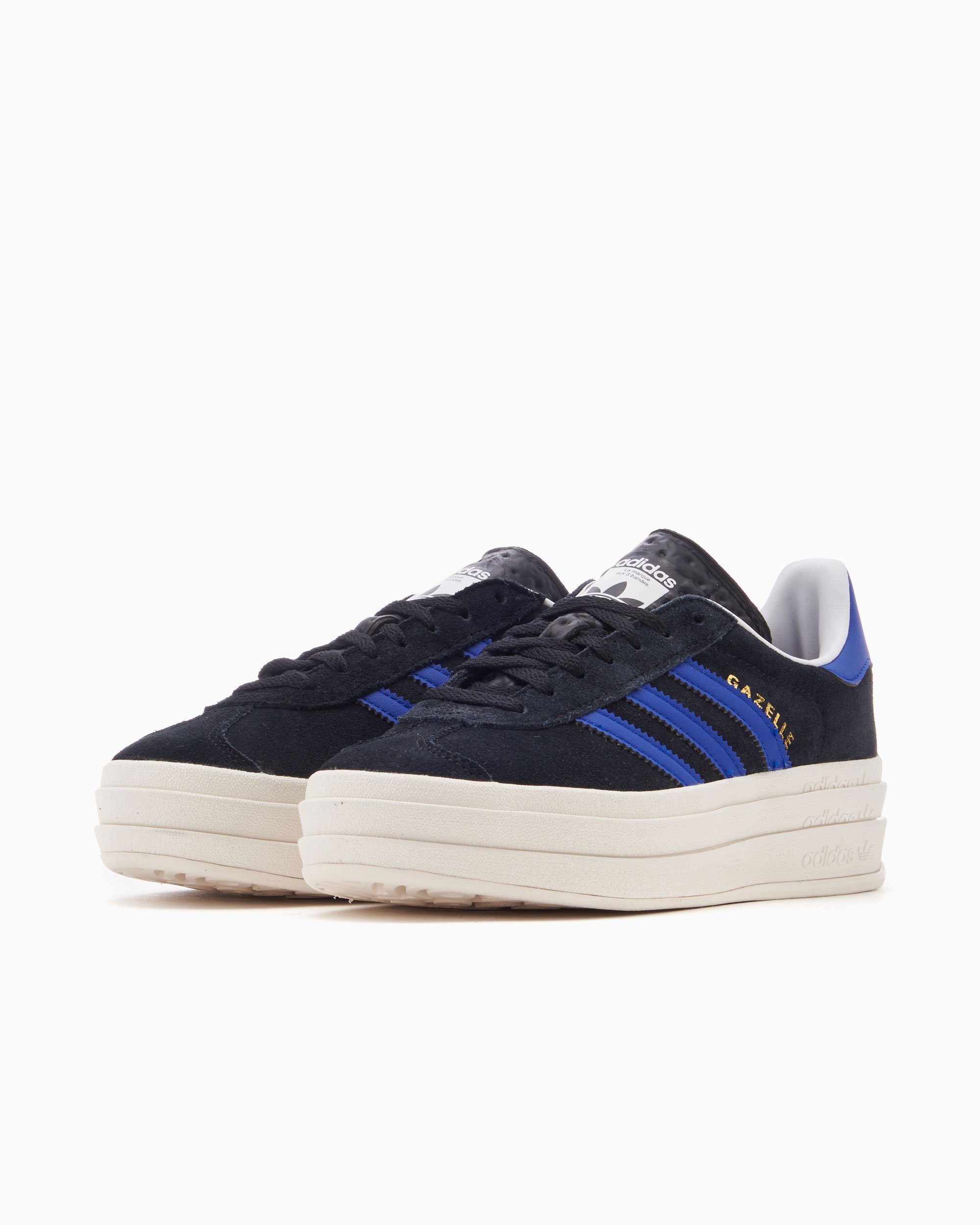 Womens gazelle outlet trainers black