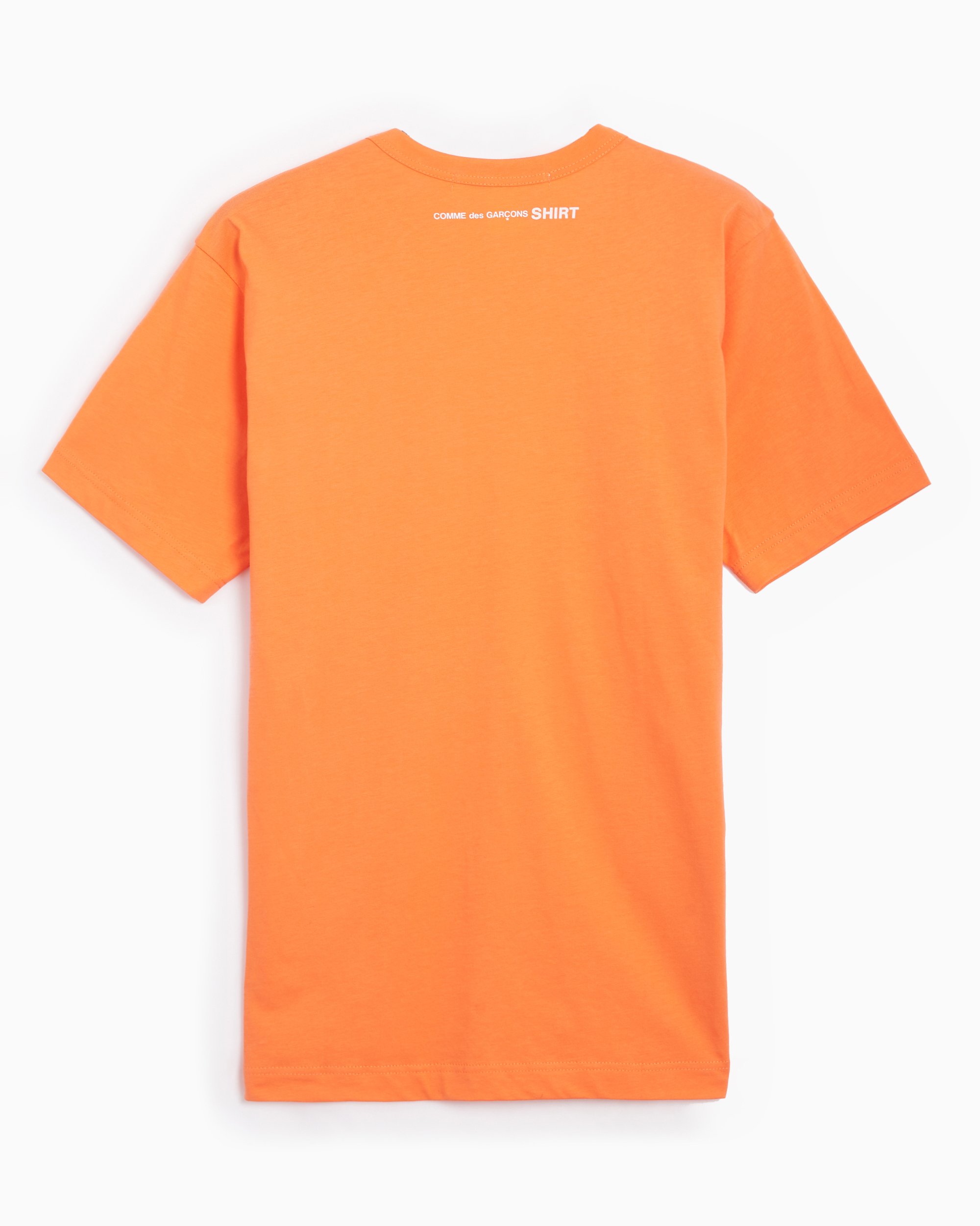 Comme des garcons orange shirt store