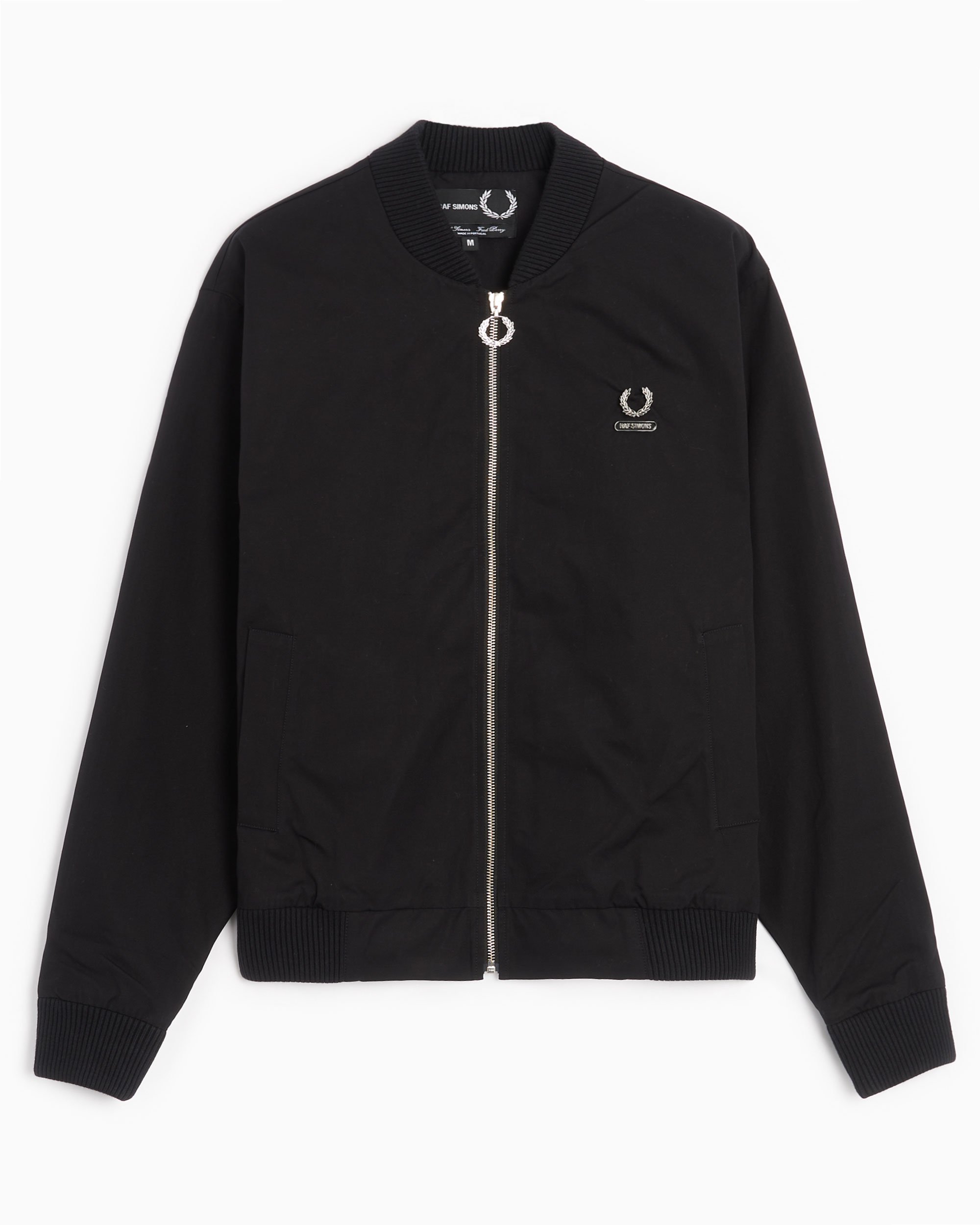 Fred Perry x Raf Simons Printed Men s Bomber Schwarz SJ6521 102 FOOTDISTRICT