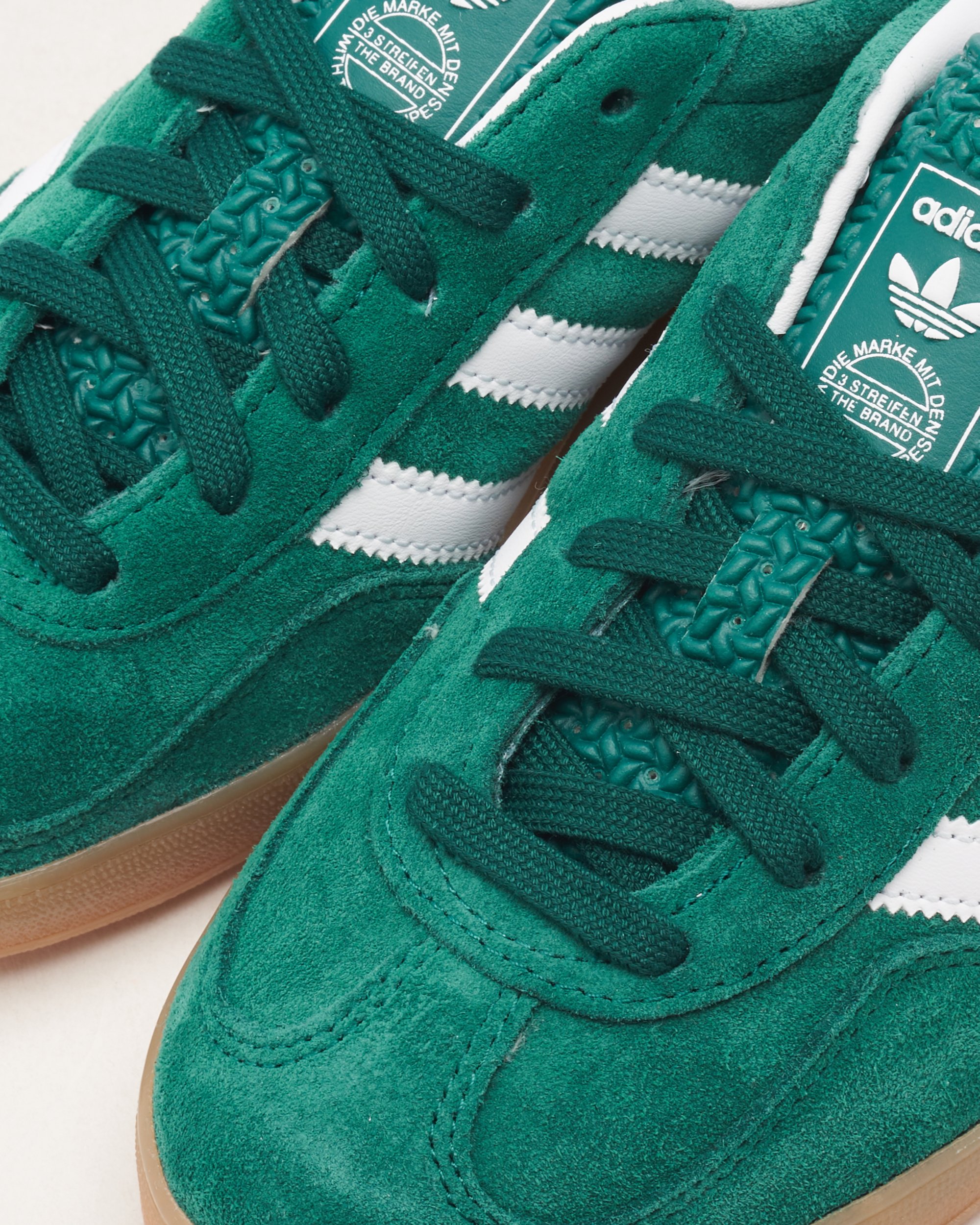 Green adidas trainers gazelle shop