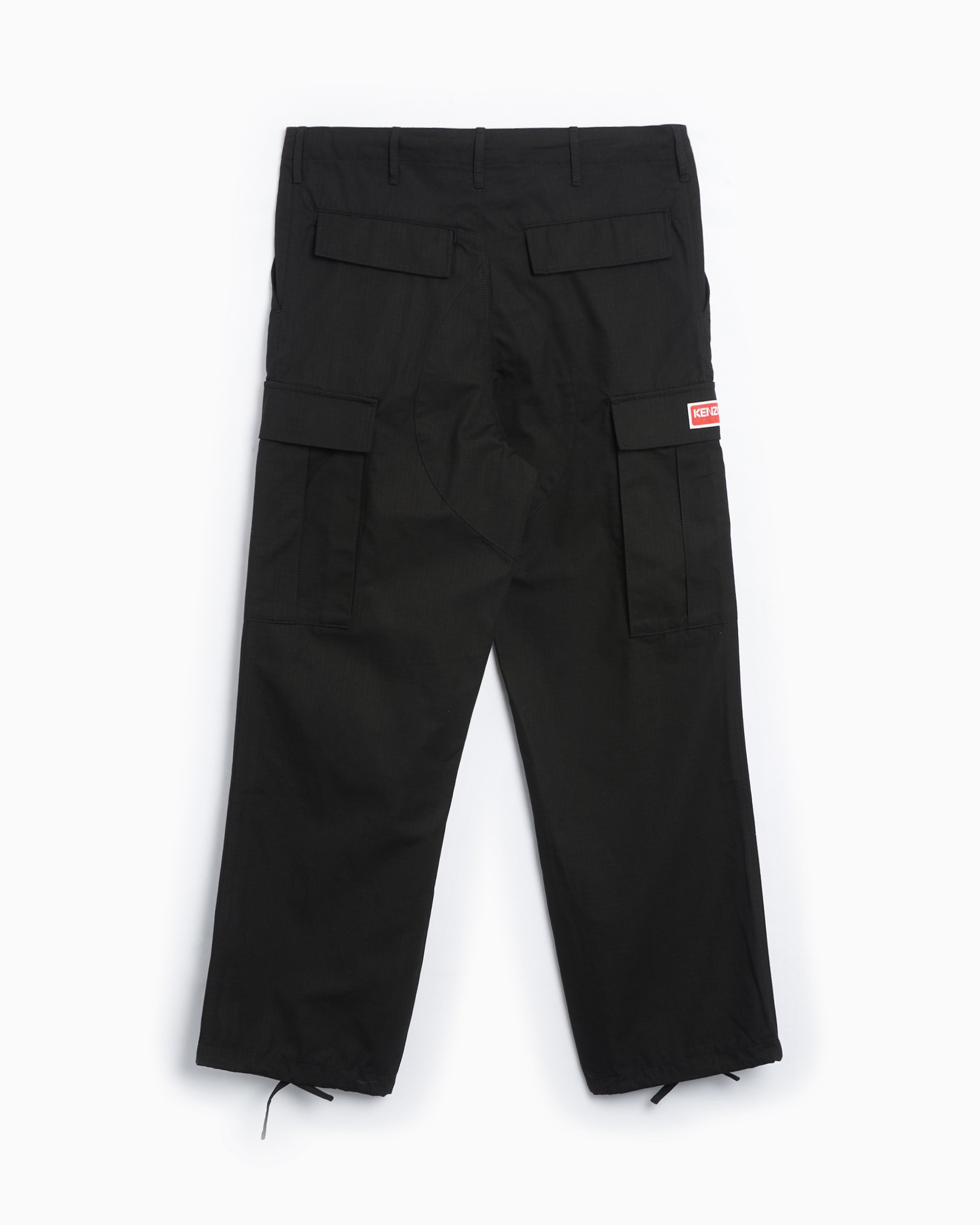 Kenzo Men's Work Pants Noir FE55PA2429DL-99| FOOTDISTRICT