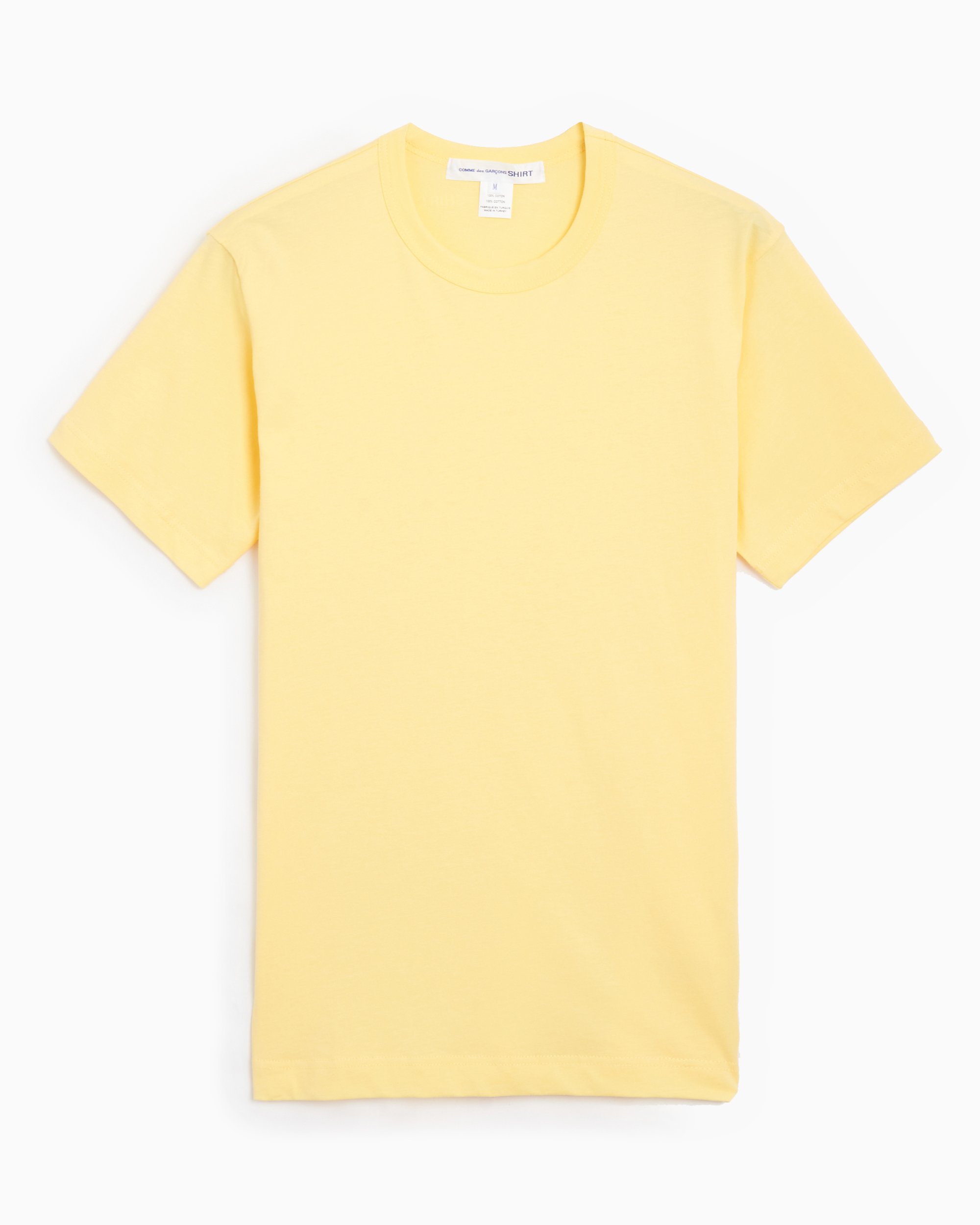Comme Des Garcons Shirt Men s Knit T Shirt Jaune FN T015 W24 1 FOOTDISTRICT