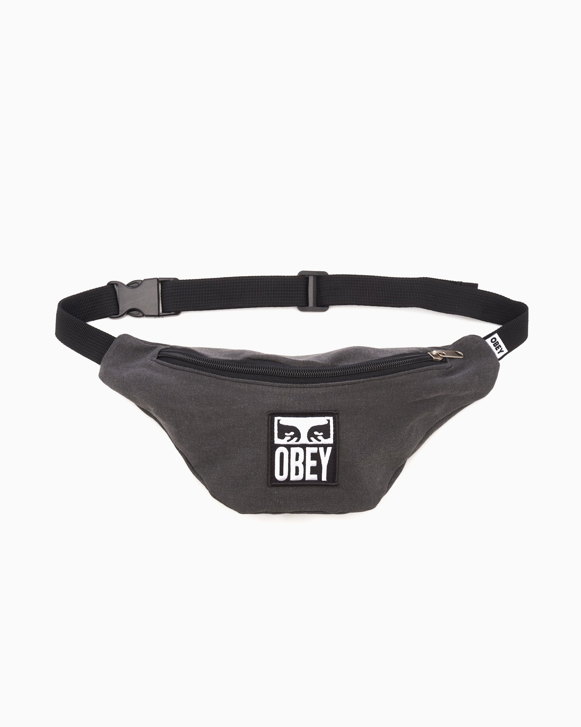 OBEY Clothing Obey Unisex Waist Bag II Black 100010153 BLK FOOTDISTRICT