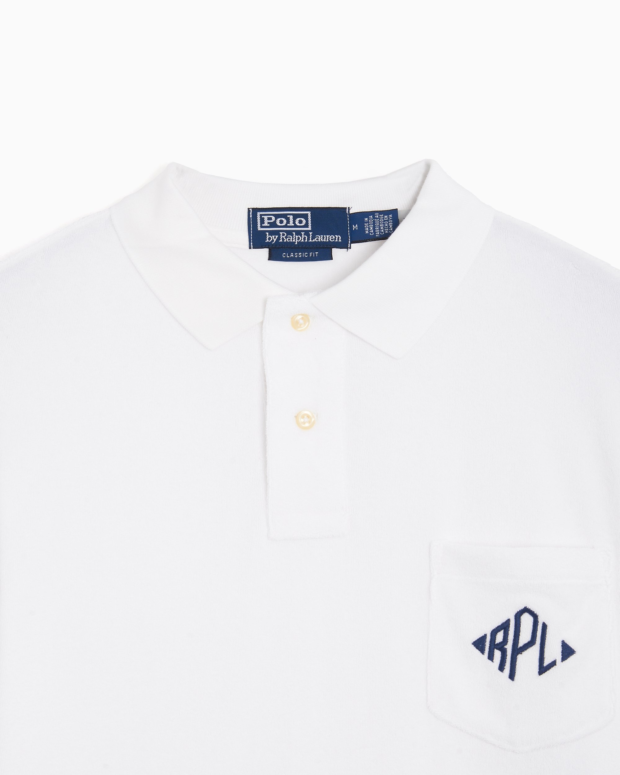 Polo Ralph Lauren Men's Terry Polo T-Shirt White