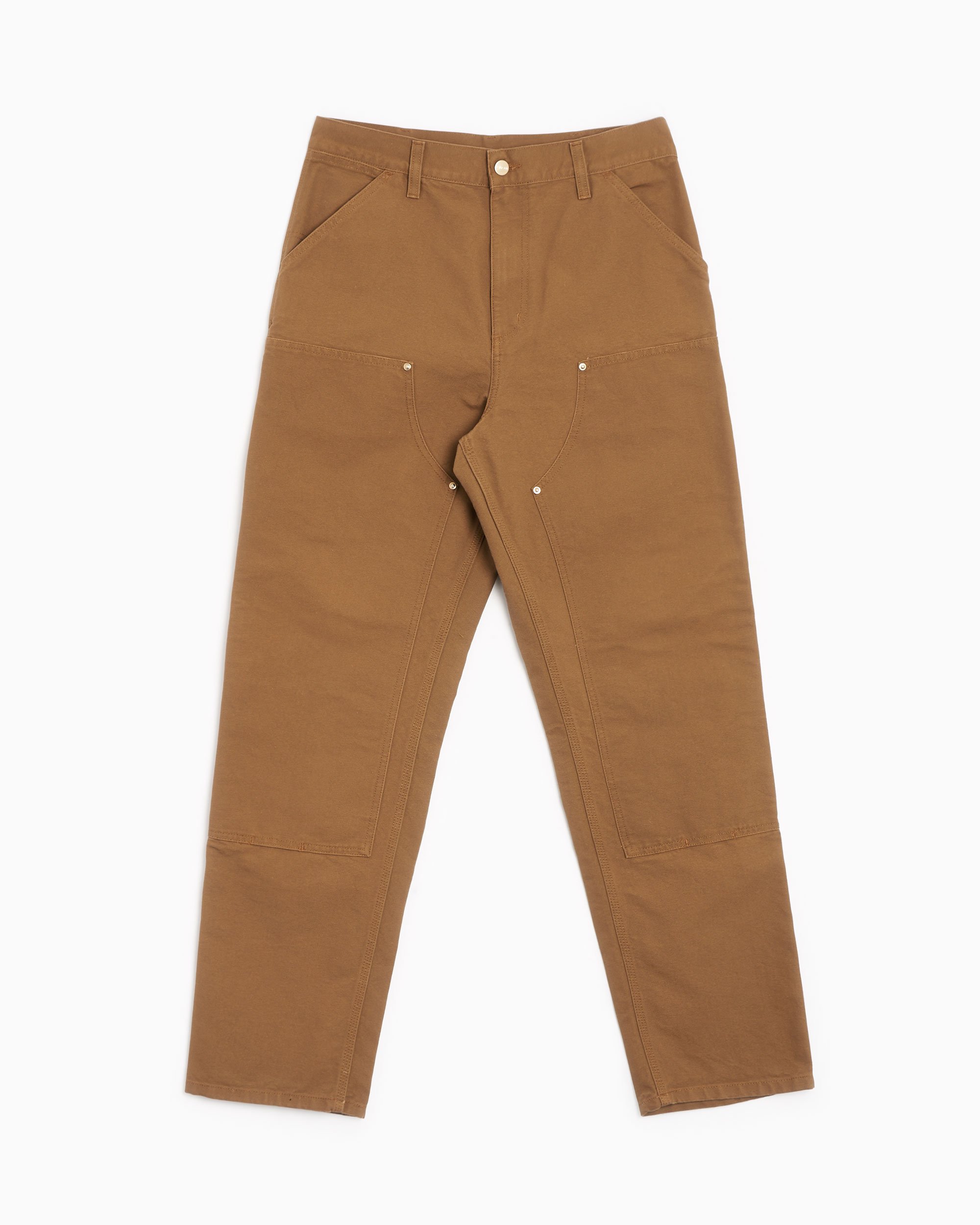Carhartt WIP Double Knee Men's Pants Brown I031501-HZ02 | FOOTDISTRICT