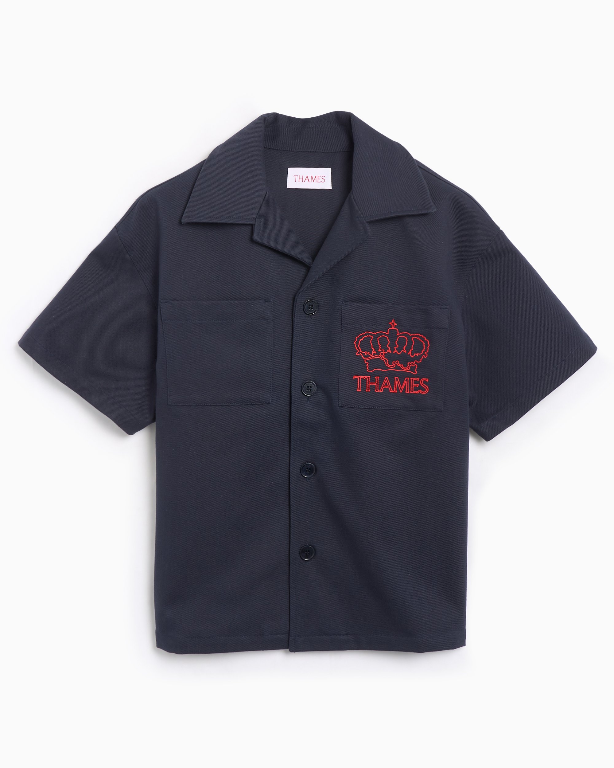 THAMES MMXX. D.E. Men's Work Shirt Blue MMXX0124SHTNVY006