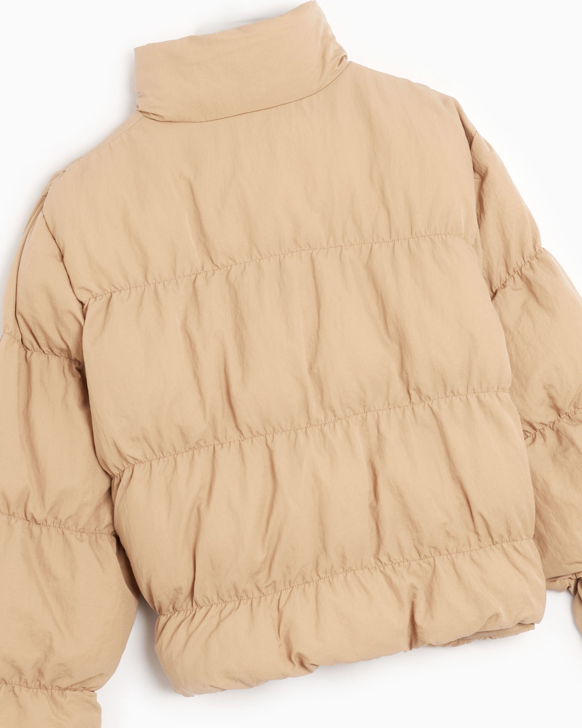 Jordan Women s Puffer Jacket Beige FB5149 277 FOOTDISTRICT