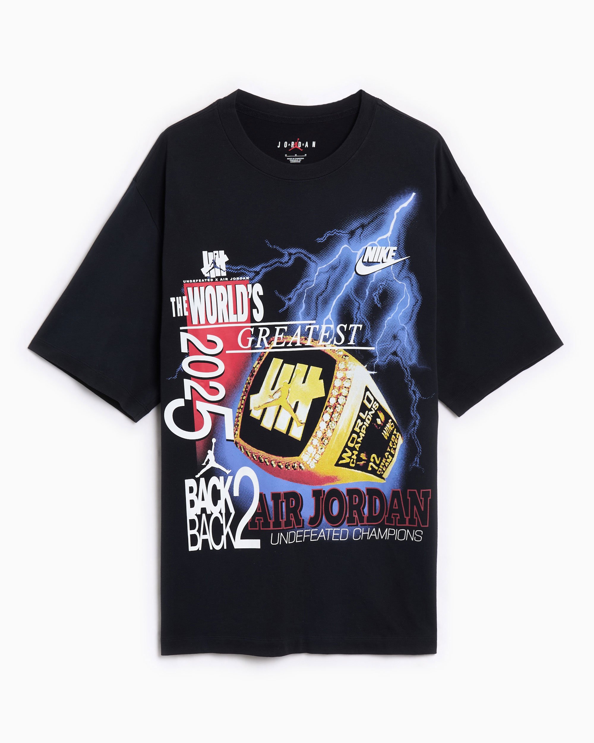 ★専用★UNDEFEATED JORDAN4 Tシャツ Undefeated x Air Jordan 4 Military Green T-Shirt (Touch)| illcurrency