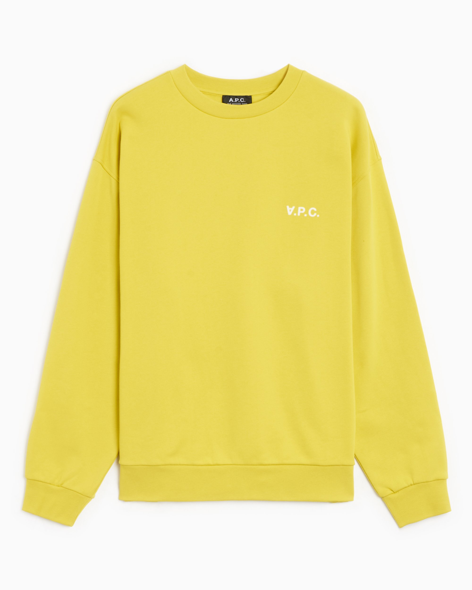 A.P.C. Clint Men's Sweatshirt Yellow COFDX-H27790-DAC