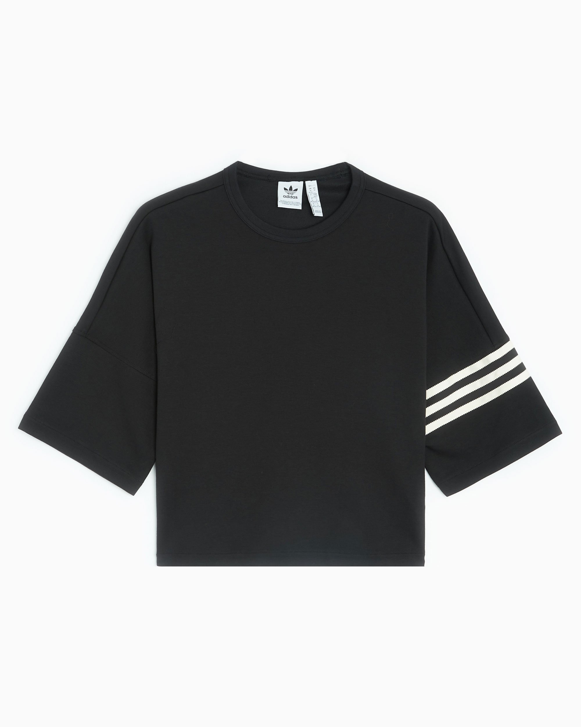 Adidas originals top sin mangas 3 stripe 2025 crop