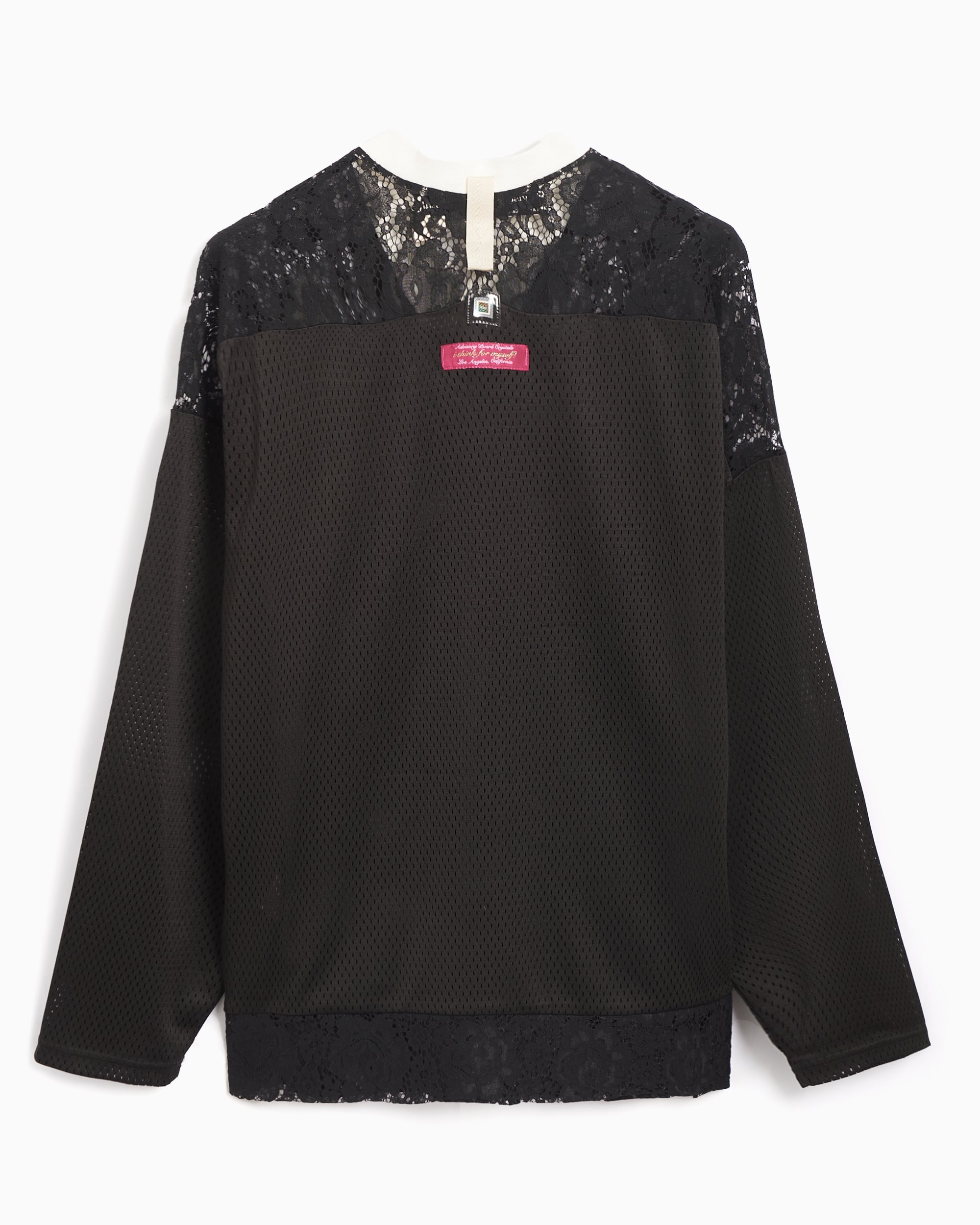 Black mesh sweatshirt clearance