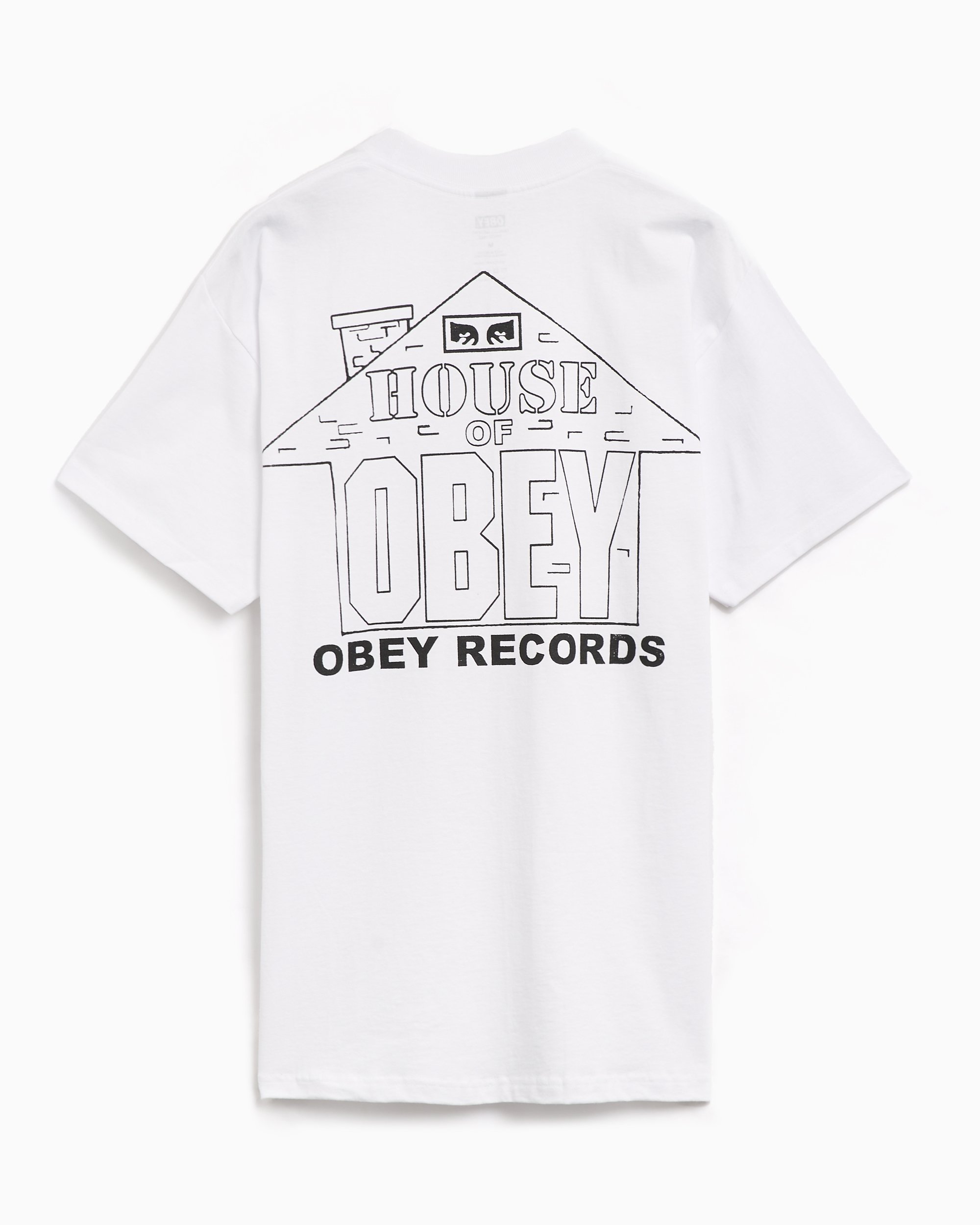 OBEY Clothing House Of Obey Records Men s T Shirt WeiB 165263922 WHT FOOTDISTRICT