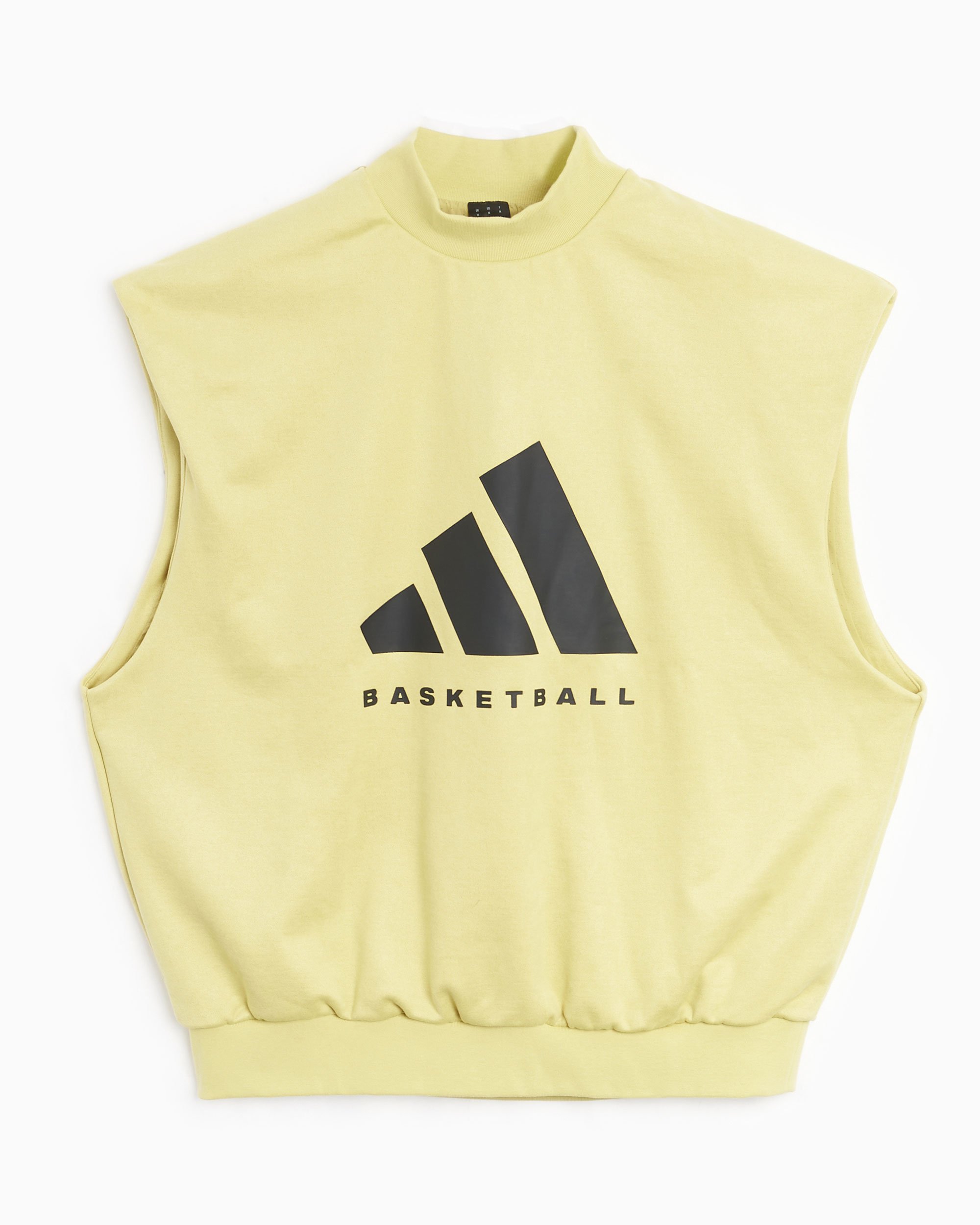 adidas Performance One Basketball Unisex Oversized Sleeveless Sweatshirt  Amarelo IN7703