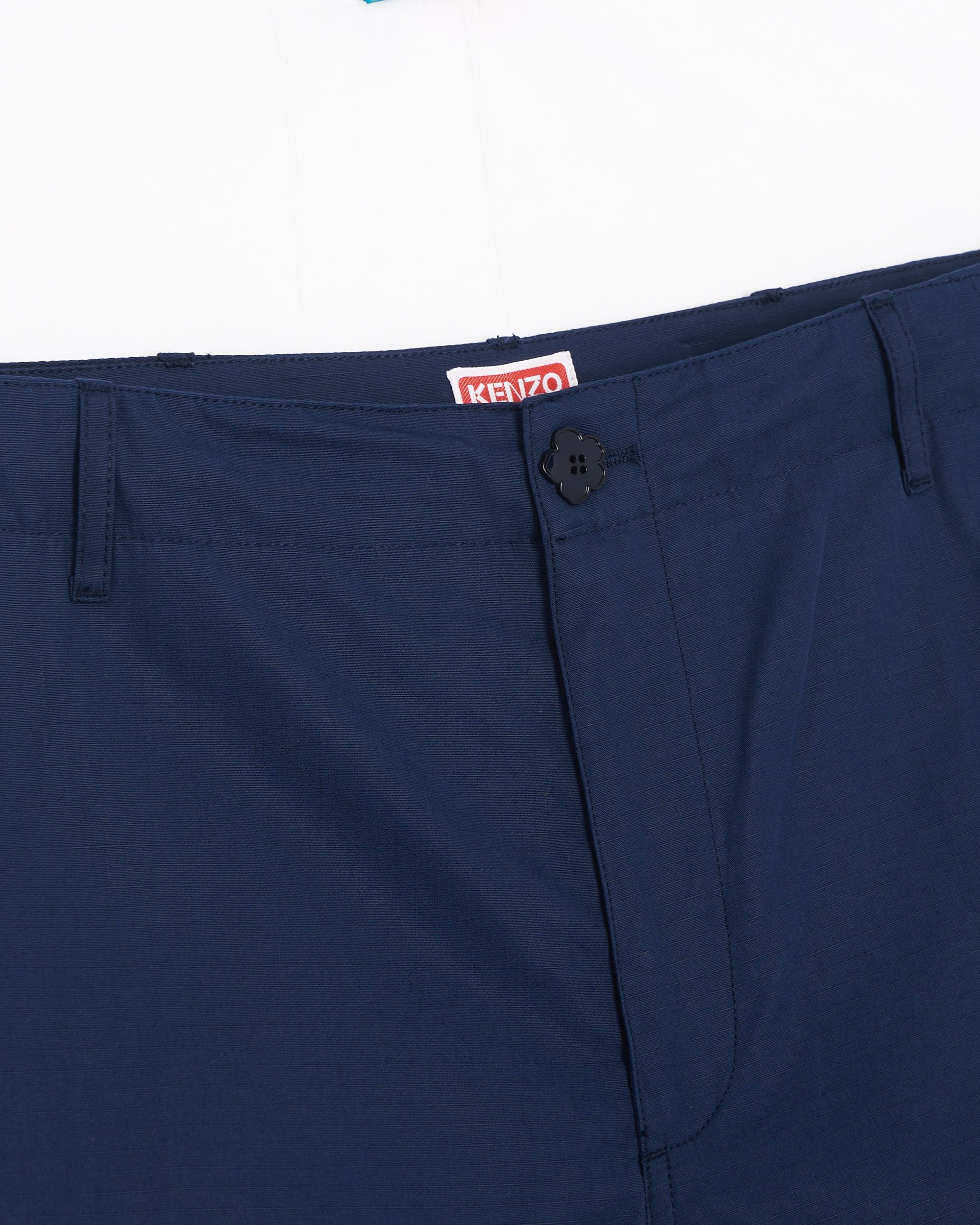 Kenzo Men s Cargo Pants Blu FD55PA2429DD 77 FOOTDISTRICT
