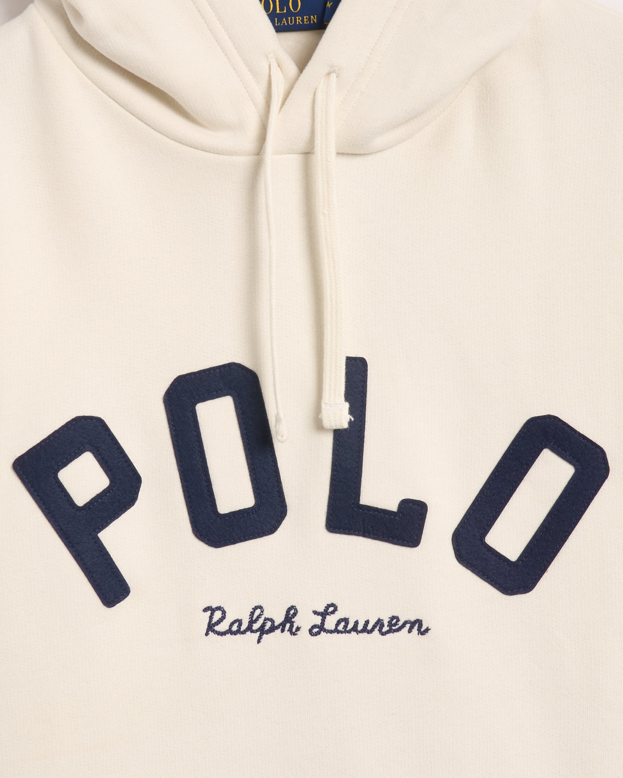 All white polo hoodie top