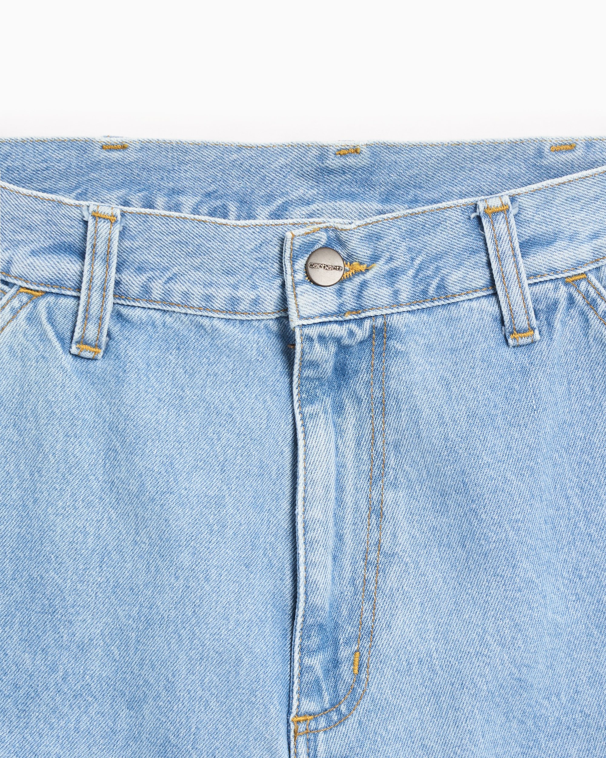 【CARHARTT】DOUBLE KNEE DENIM JEANS Carhartt WIP Double Knee Unisex Pants Unisex Jeans Blau I032699