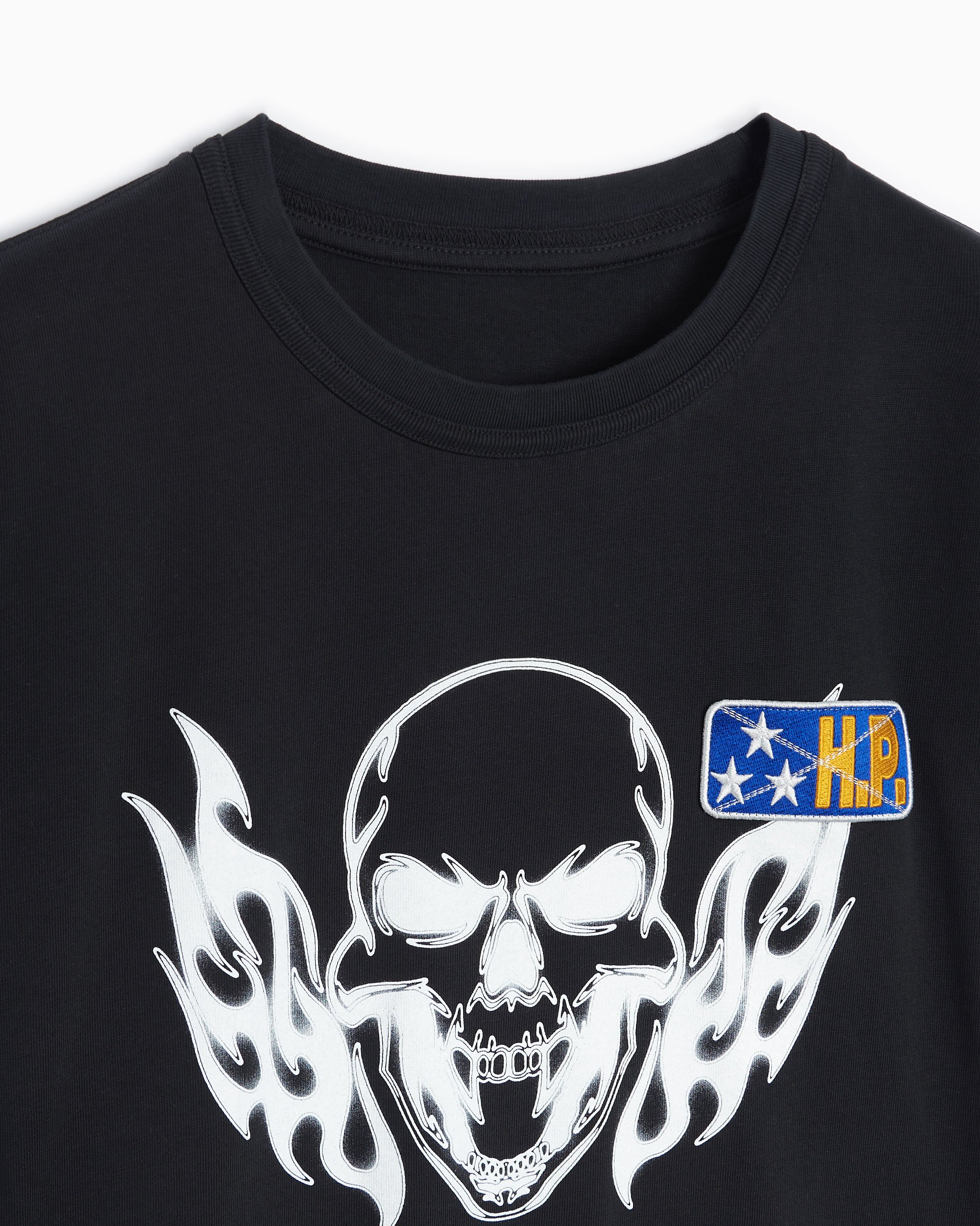 Heron Preston Flaming Skull Men's T-Shirt