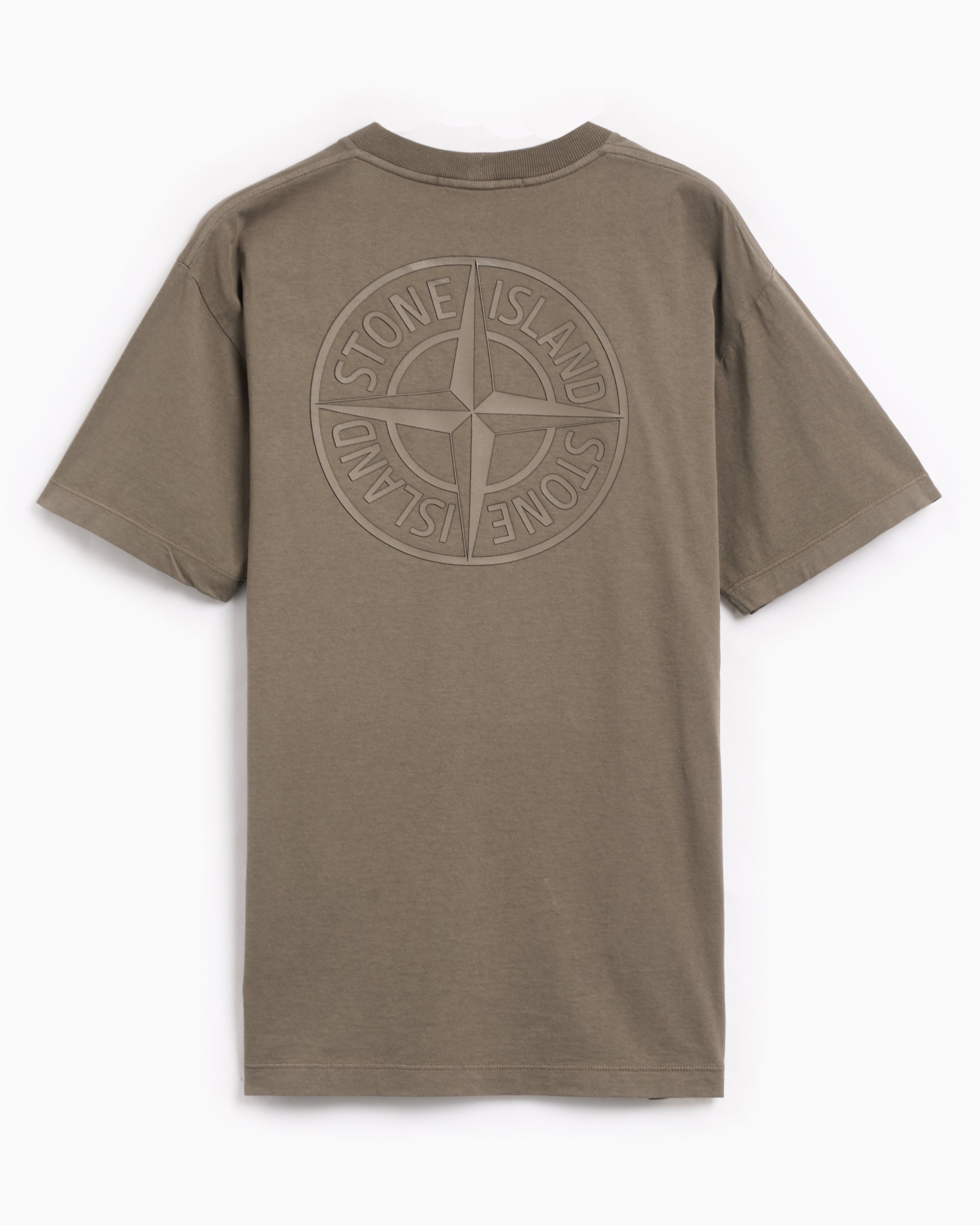 １着でも送料無料 Logo Island Stone Men's 81152NS81-V0075 Green T-Shirt トップス
