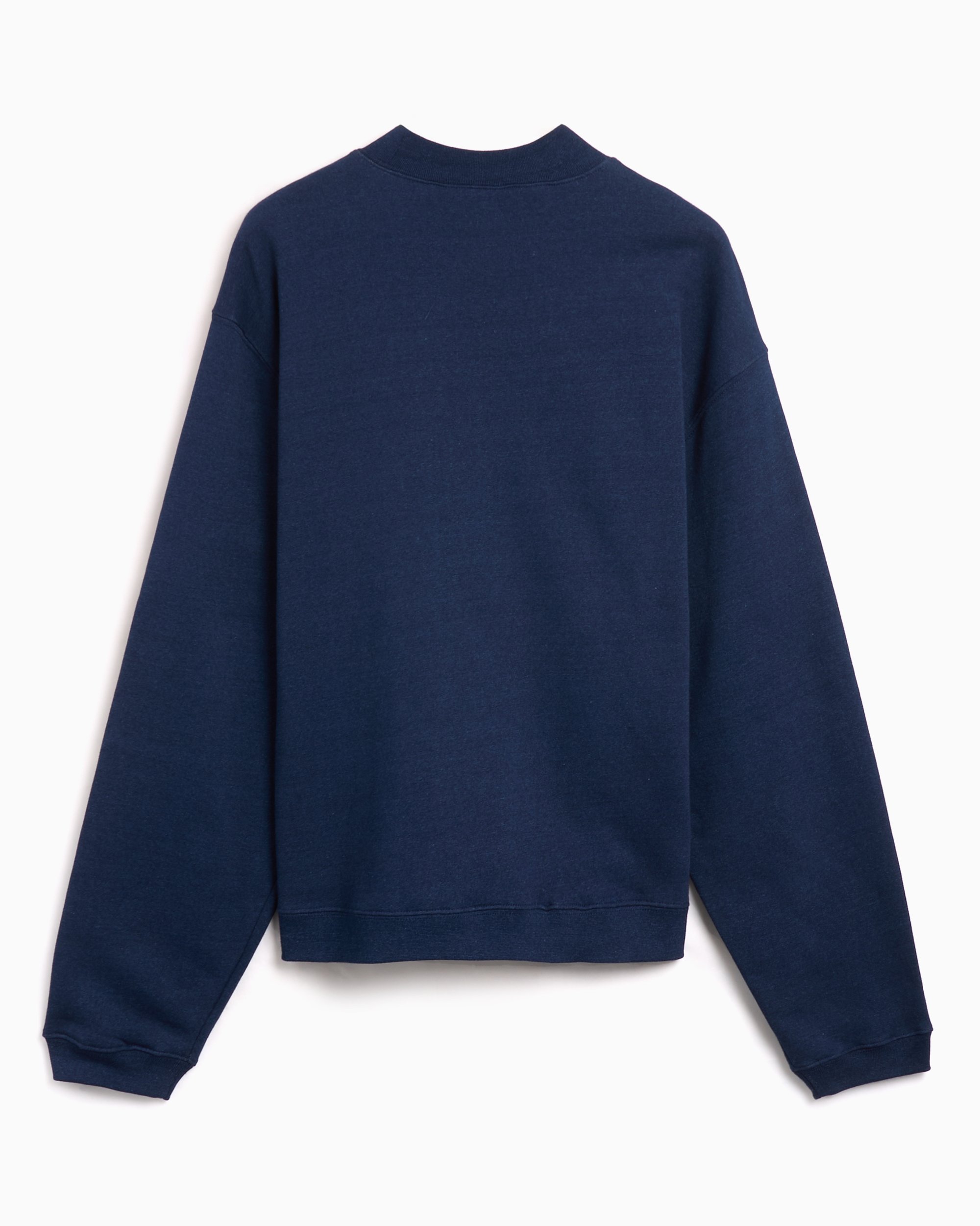 Brain Dead Men's Mockneck Sweatshirt Blue F24T10003937