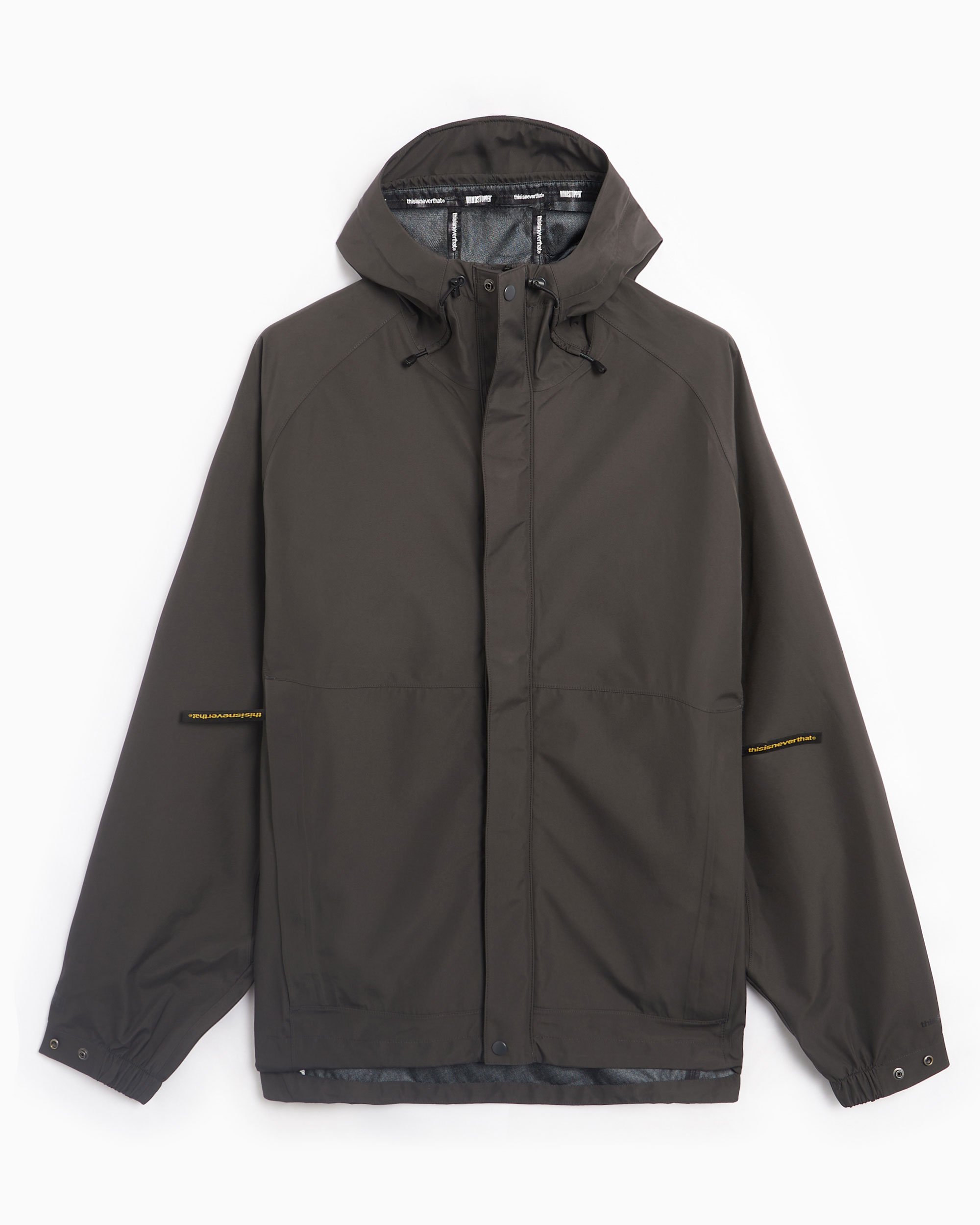 thisisneverthat® Men's Gore-Tex Infinium™ Active Tour Jacket Schwarz  TN241WOWLS02-BLK | FOOTDISTRICT