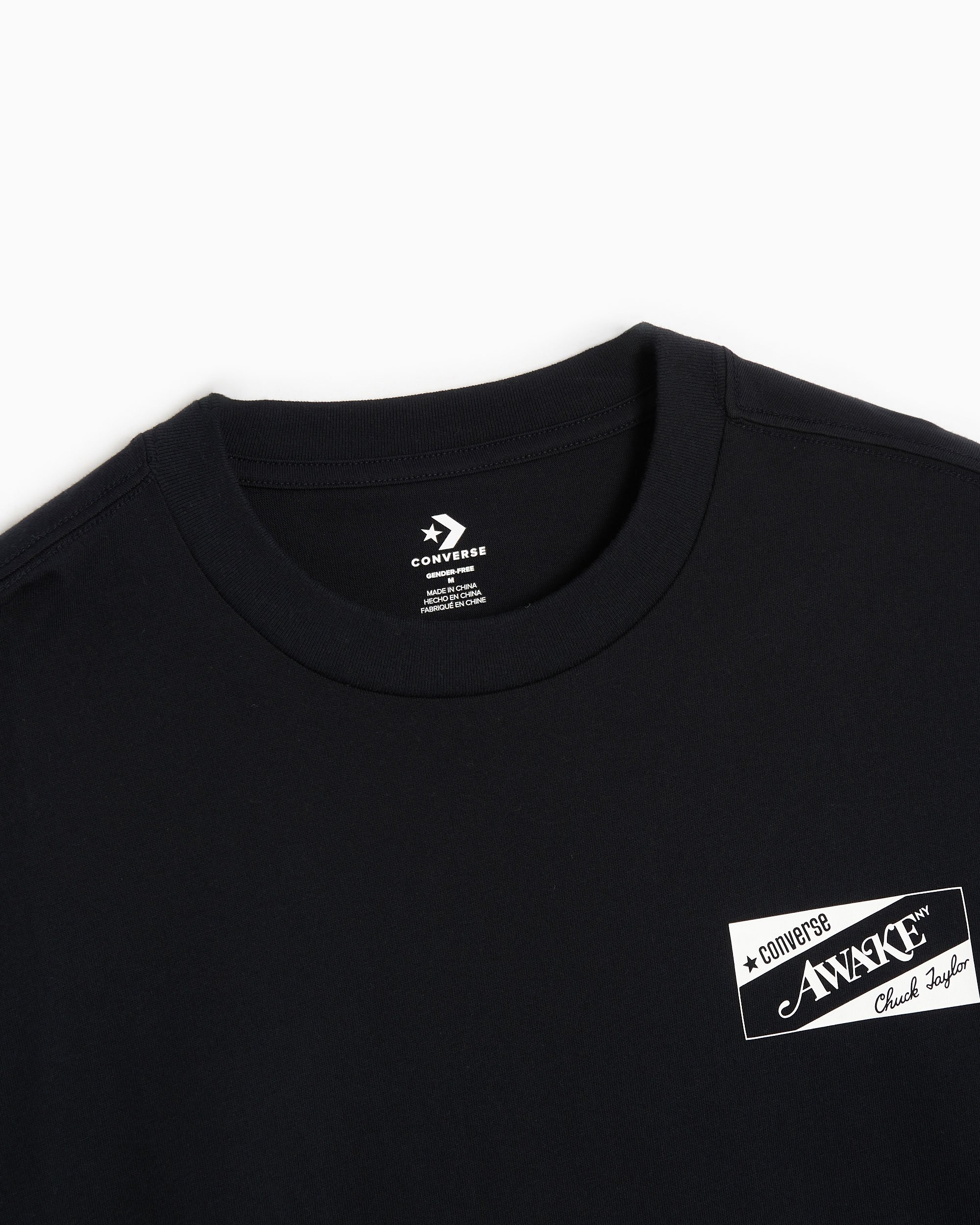 Converse x Awake Men's T-Shirt Black 10026482-A03| Buy Online at 