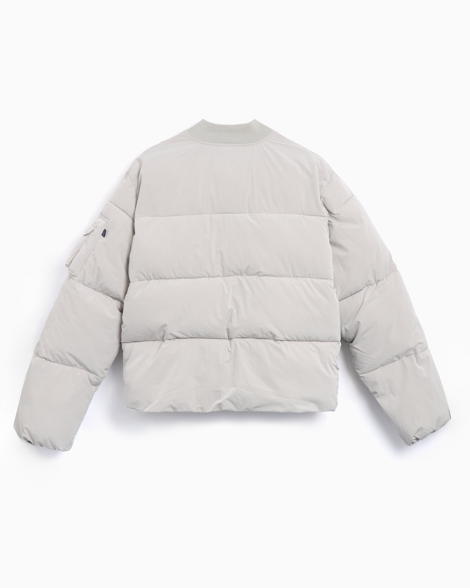 Alpha Industries MA-1 Men's Puffer Bomber Jacket Gray