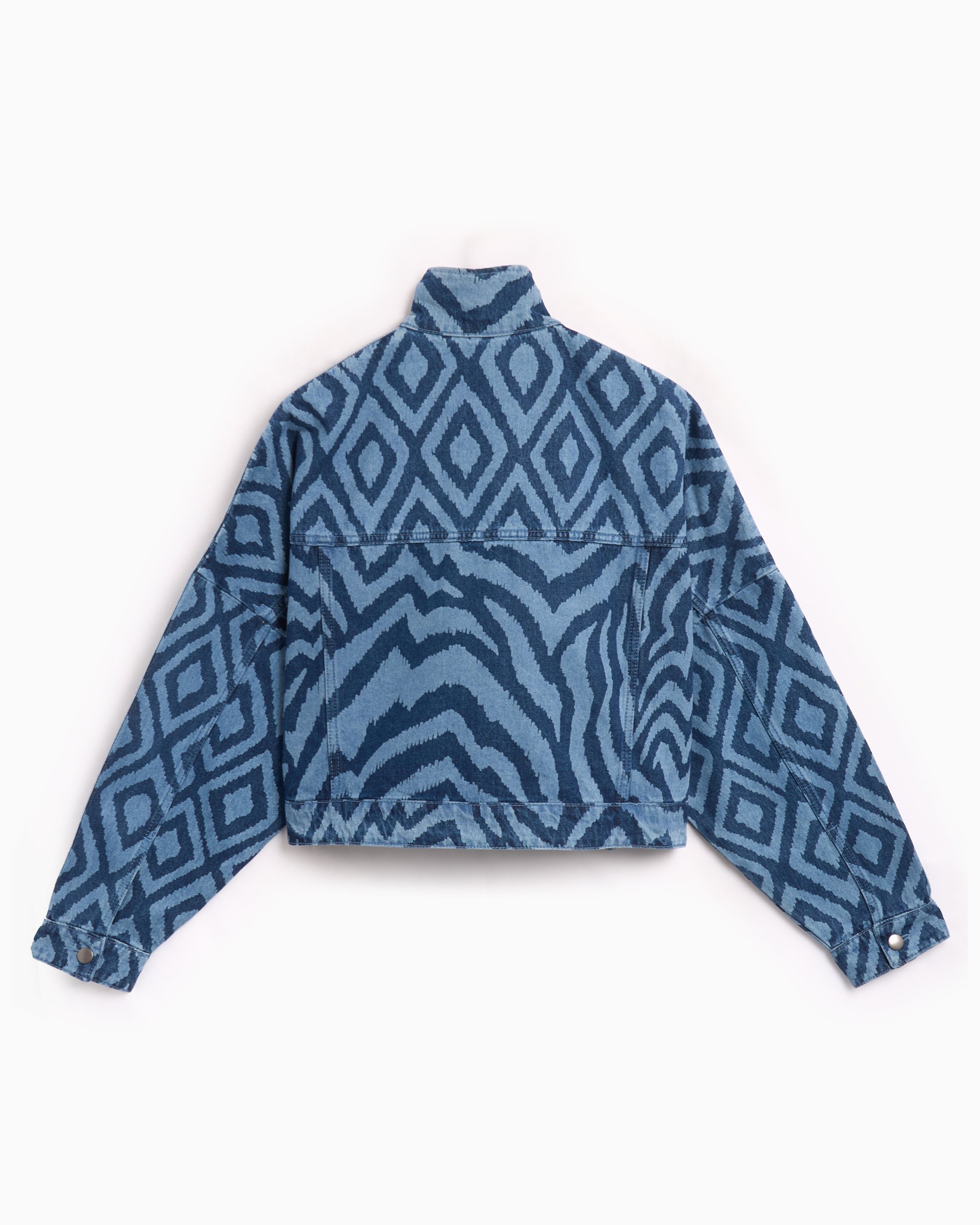 adidas Originals x Farm Rio Women s Denim Jacket Blau IW0793 FOOTDISTRICT