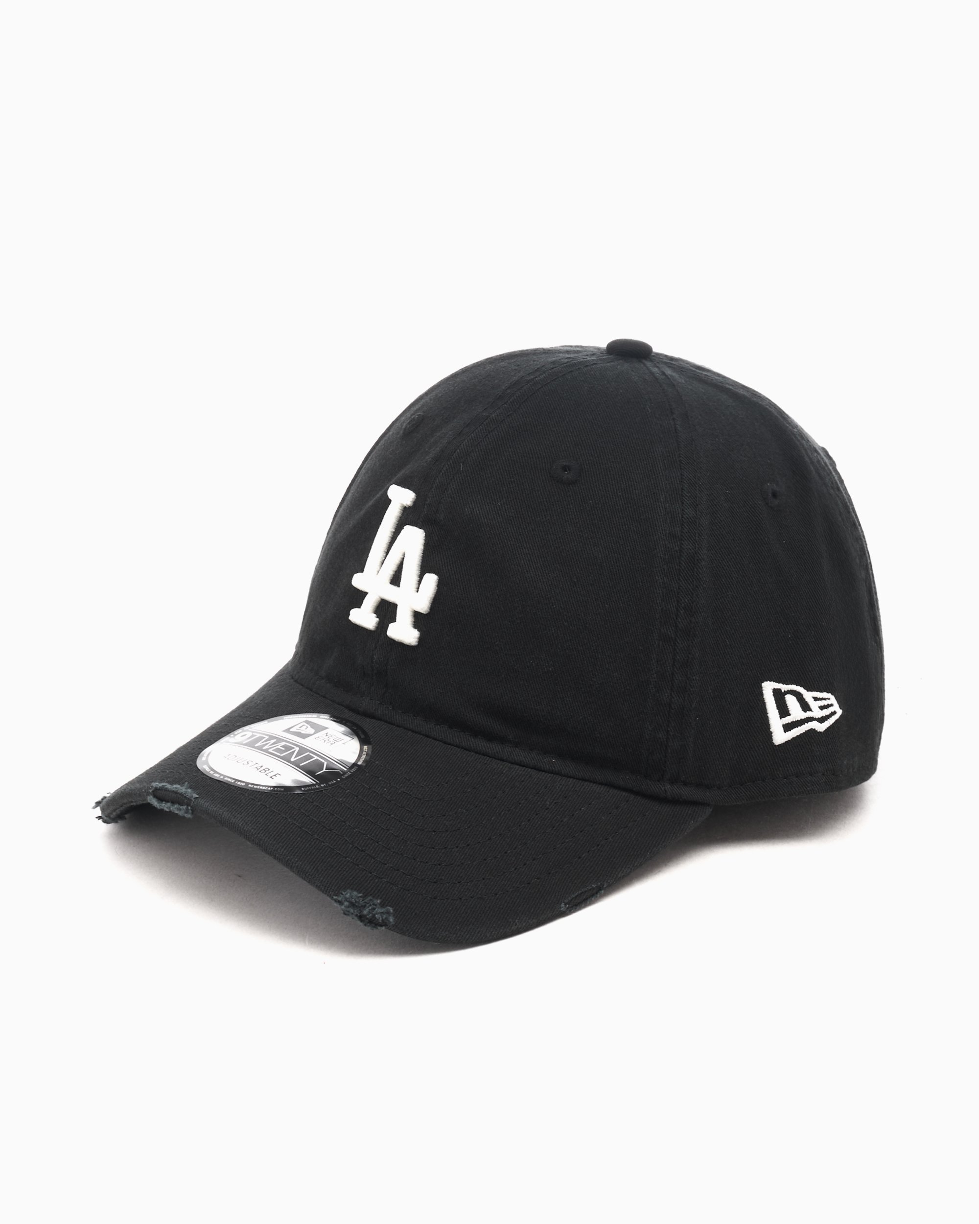 New Era LA Dodgers Distressed 9TWENTY Unisex Cap Schwarz 60595229 |  FOOTDISTRICT