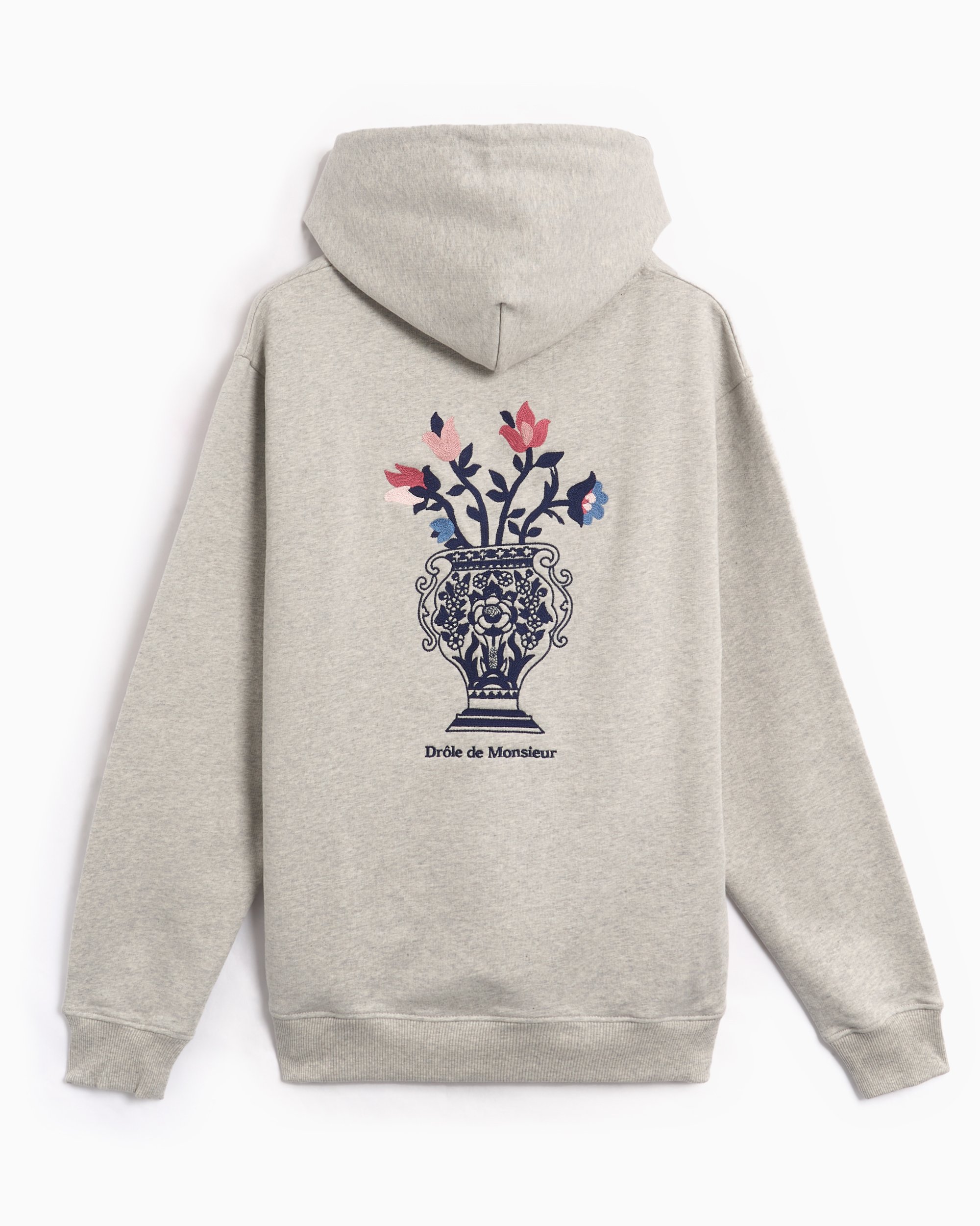 WEB限定カラー Men's Vase Monsieur de Drôle Hoodie HO171-CO127-GY Gray Lサイズ