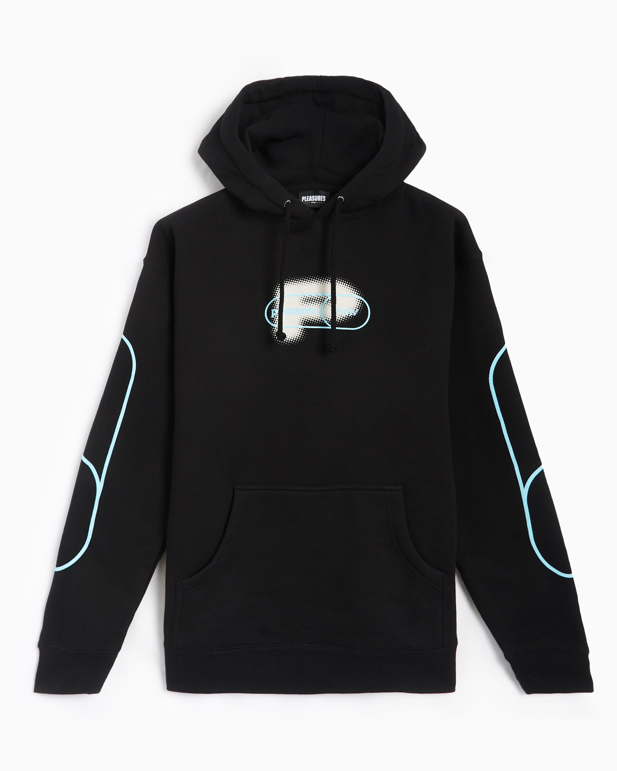 Pleasures Pixel P Men's Hoodie Black P24F100-BLACK