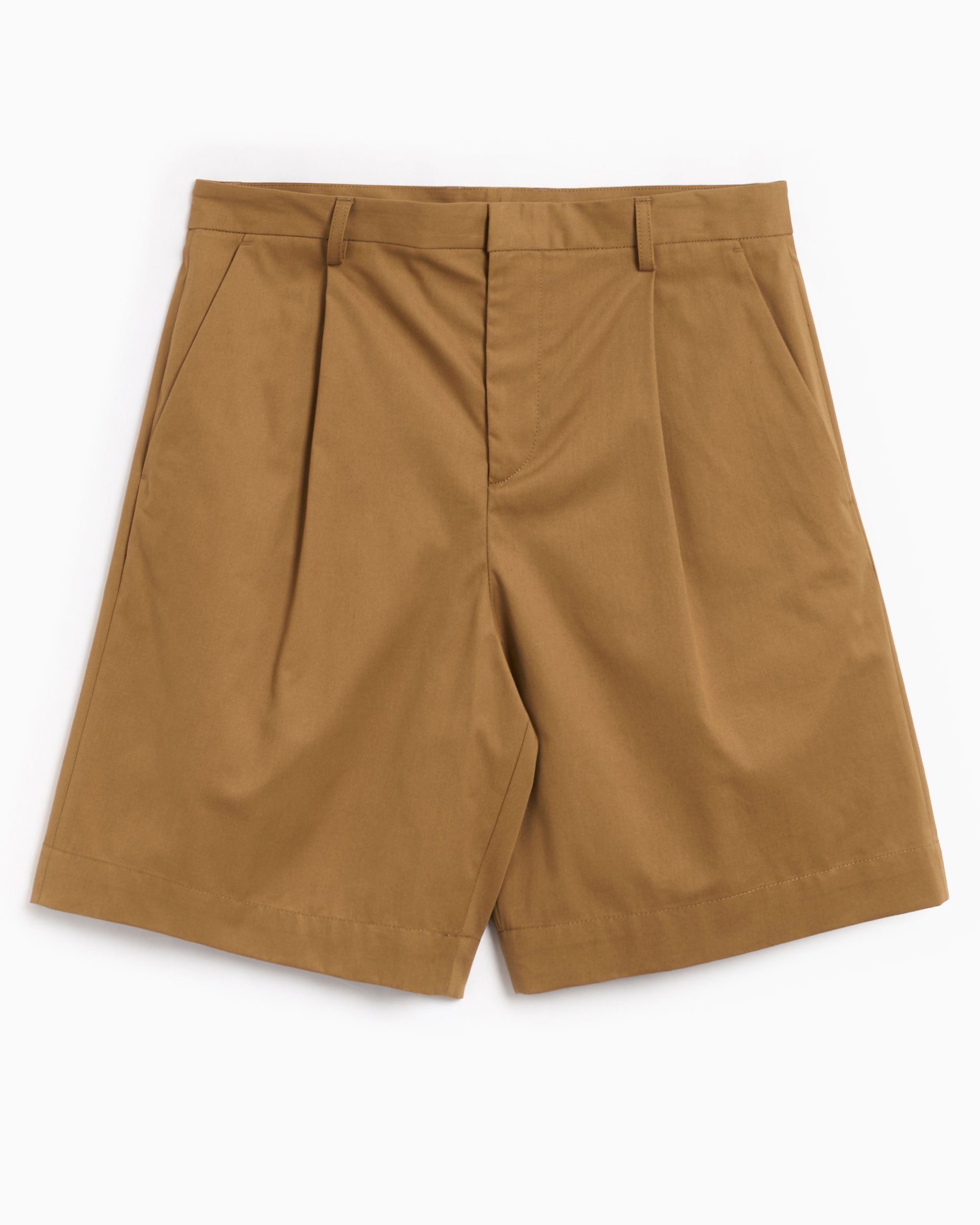 A.P.C. Men's Chino Shorts Brown COGXS-H10198-CAB | FOOTDISTRICT