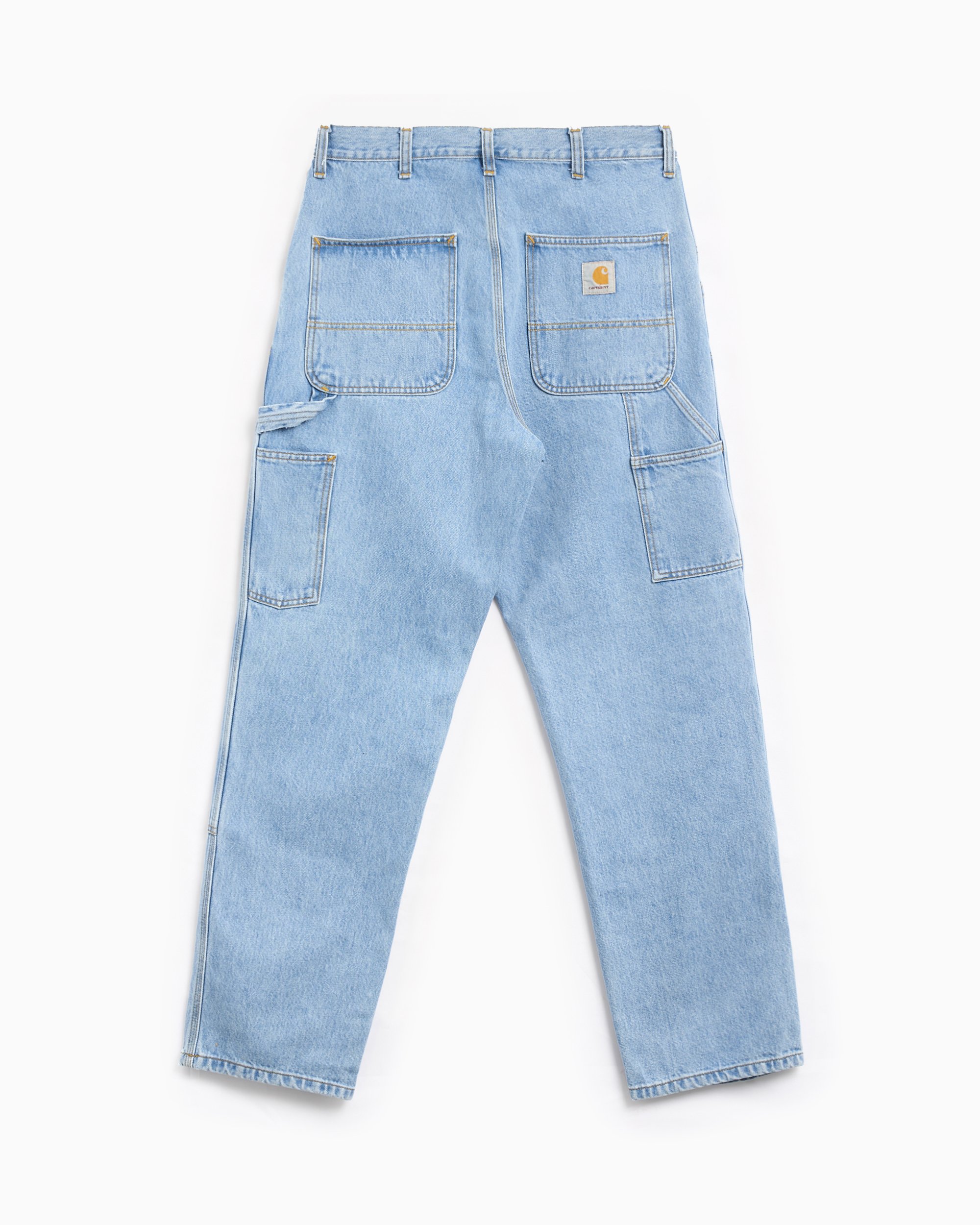 パンツ Carhartt wip double knee denim blue Carhartt WIP Double Knee Pant - Denim | Blue (rinsed