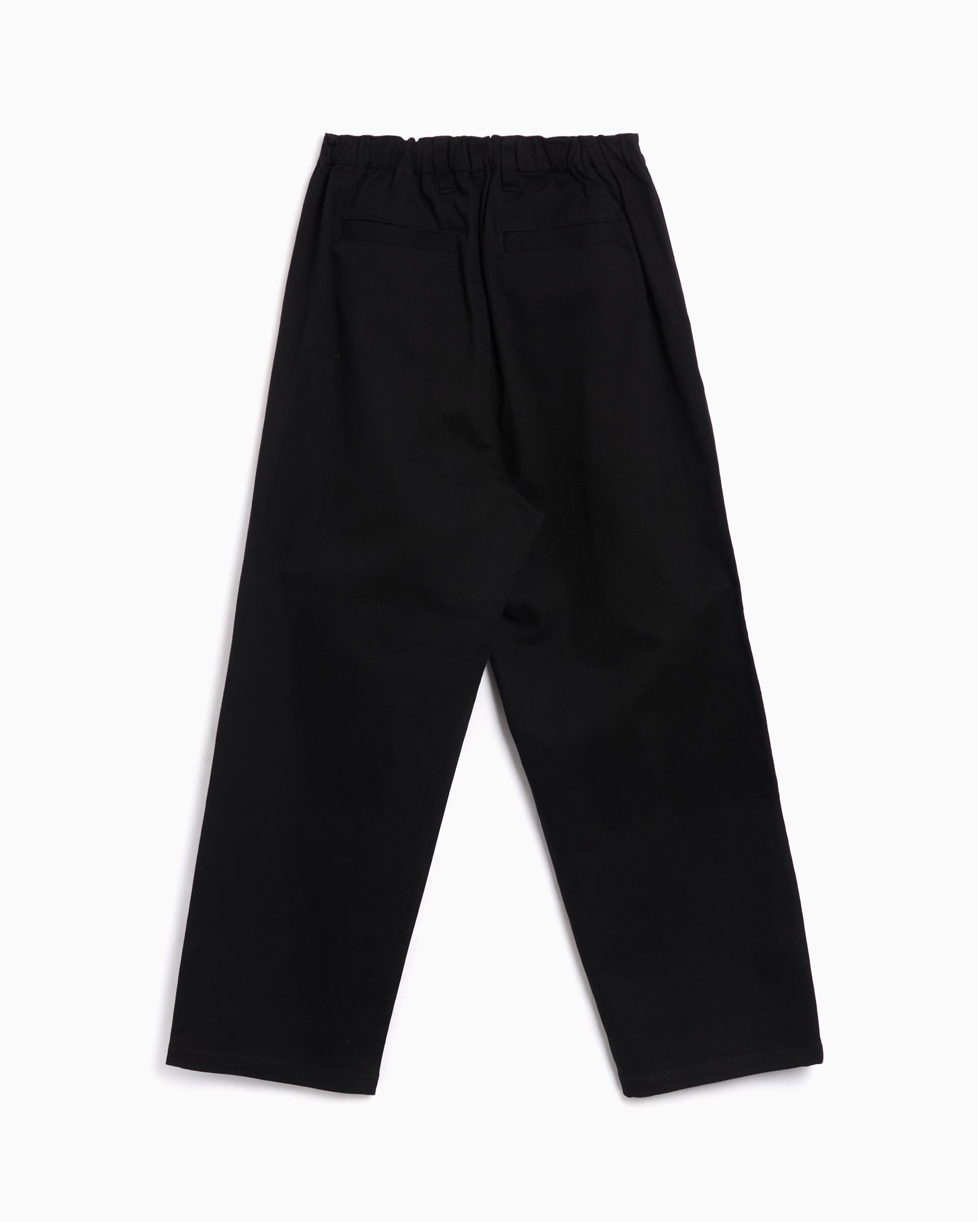 Metalwood Studio Men's Elastic Waist Baggy Pants Black MWS24-08-103-BLK |  FOOTDISTRICT