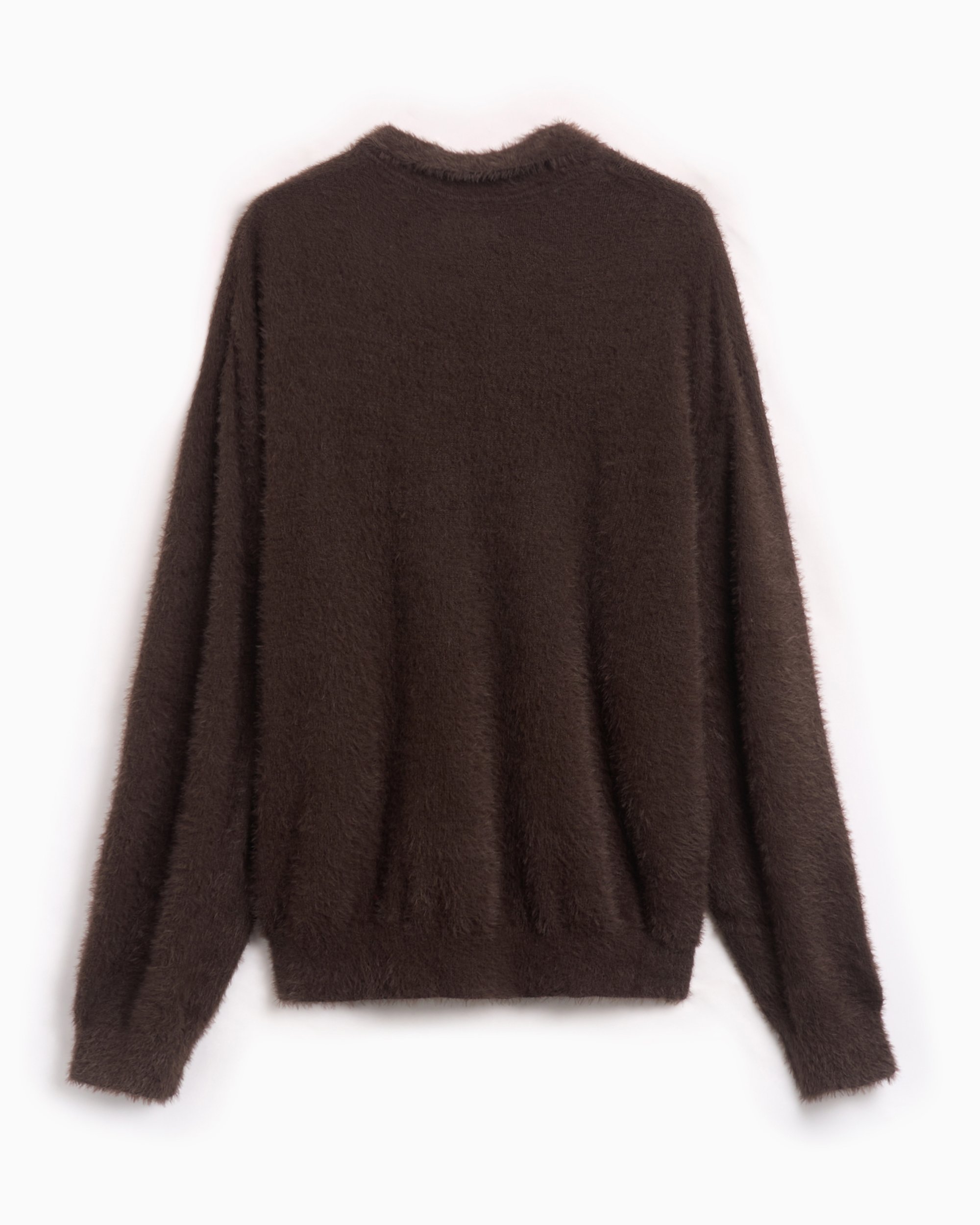 thisisneverthat® SCT-Logo Shaggy Men's Knit Polo Brown