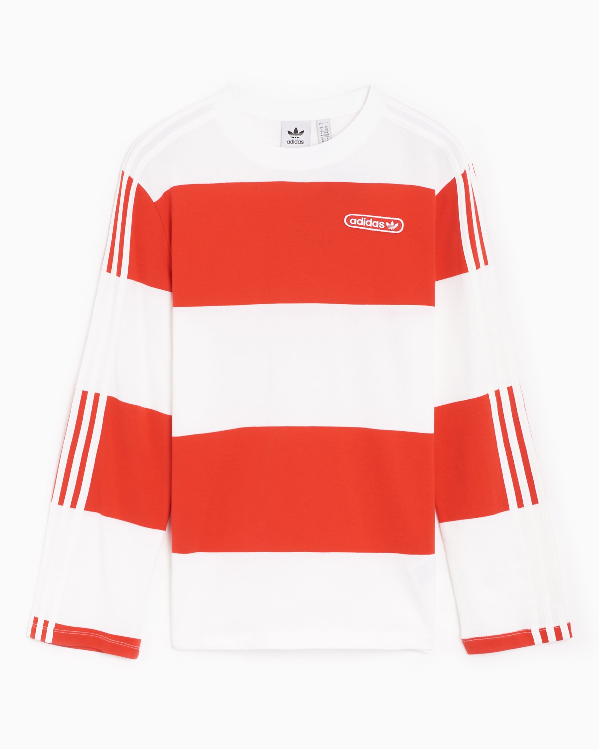 Adidas striped sweatshirt outlet