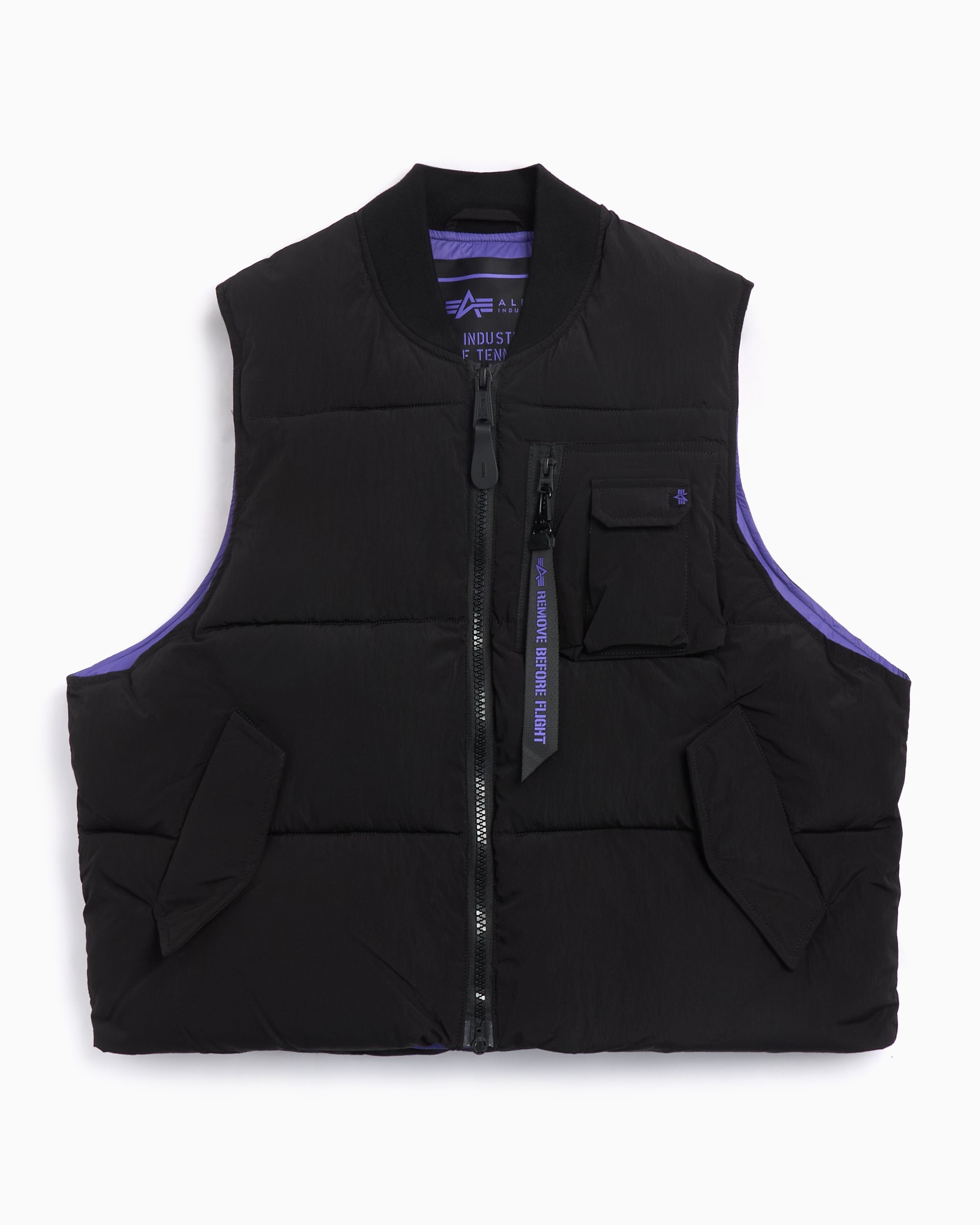 Alpha Industries MA-1 Vest Men Vests Black in Size:XL