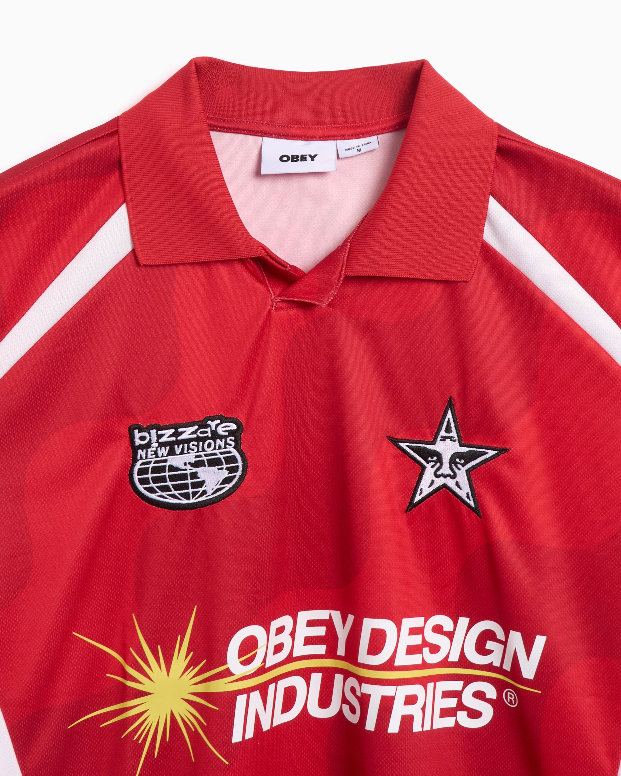 T-Shirt Relaxed OBEY Clothing Obey Men's Soccer Jersey para