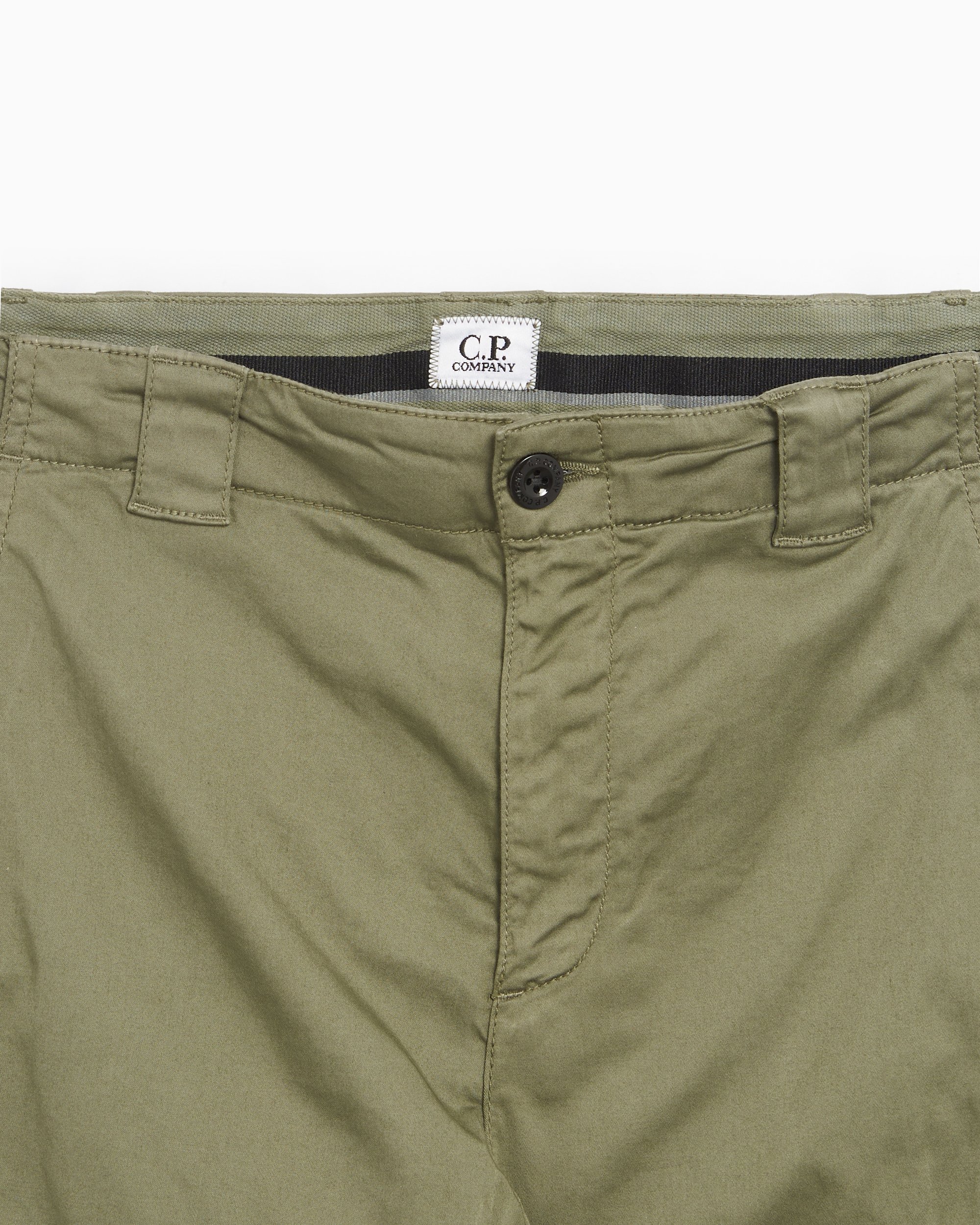 CP Company Men's Stretch Steen Cargo Shorts Green 16CMBE116A005694G-627 |  FOOTDISTRICT