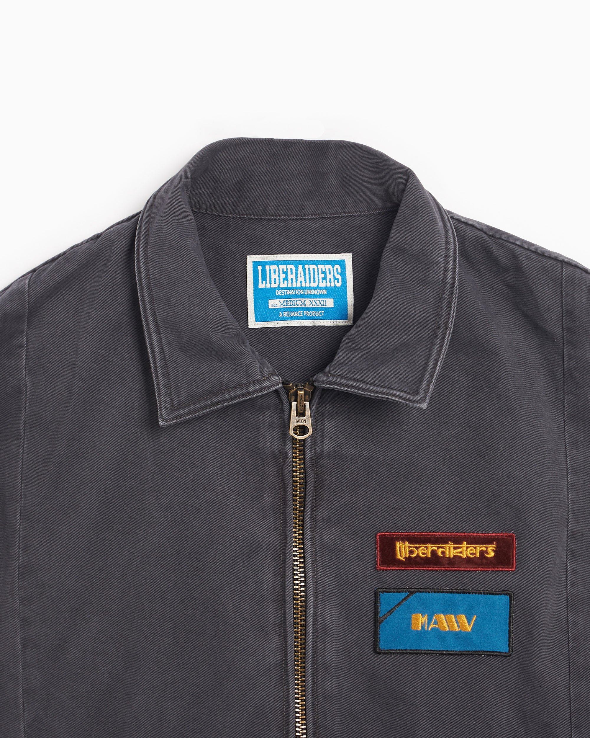 Liberaiders® Men's Garment Dyed Zip Jacket Gray 700032401-CHARCOAL |  FOOTDISTRICT