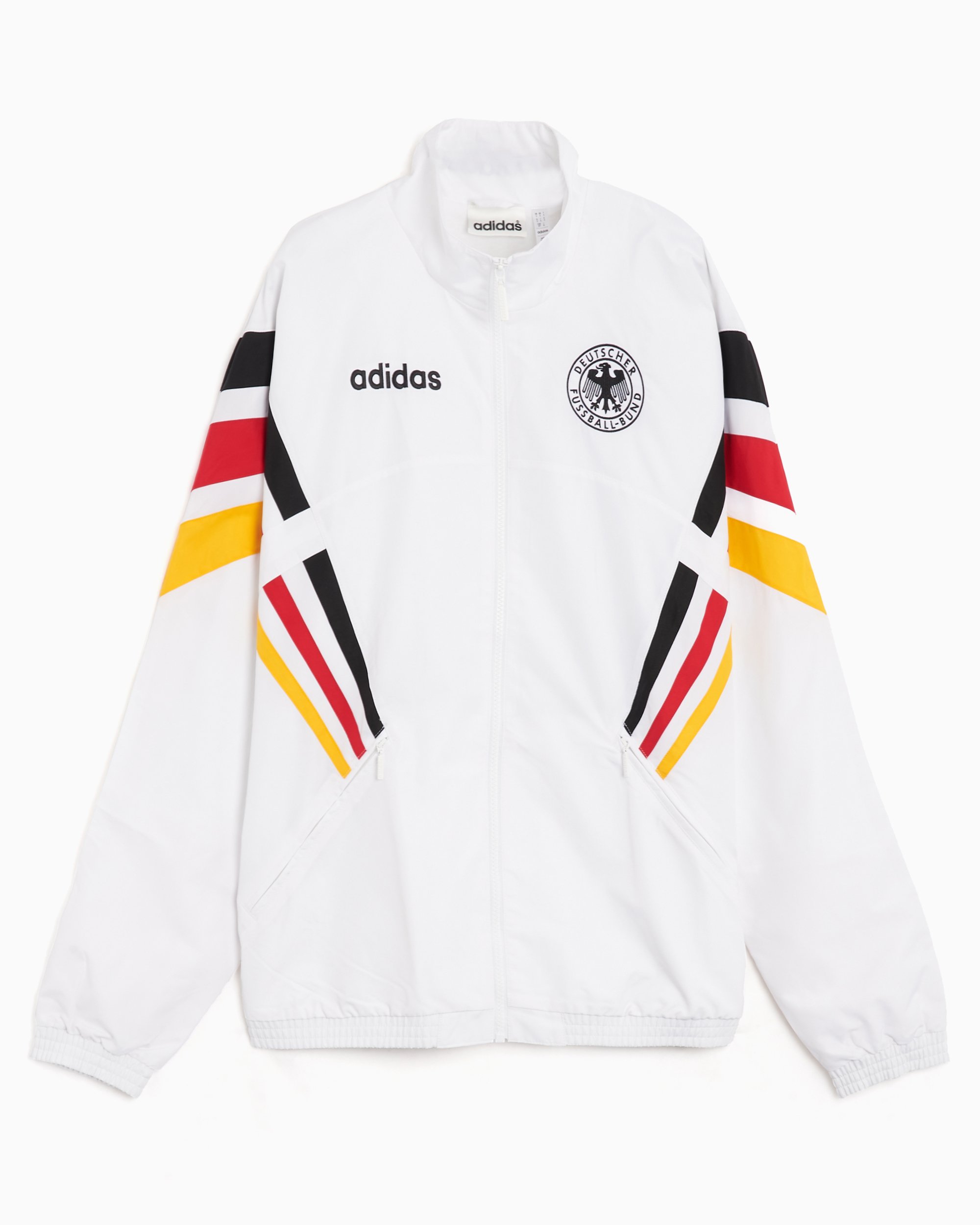 adidas Performance Football DFB Germany 1996 Men s Woven Track Jacket Schwarz Rot WeiB Gelb IT7752 FOOTDISTRICT