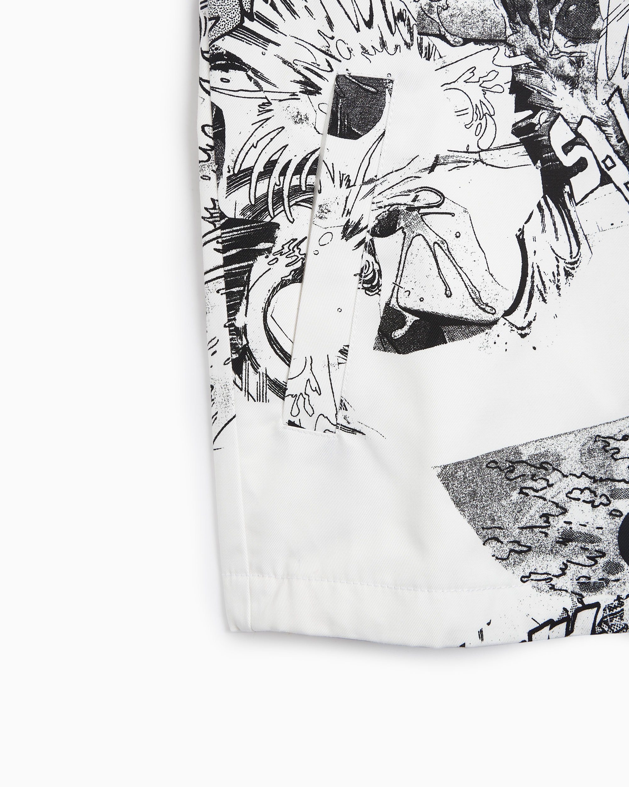 COMME des GARCONS シャツ× Christian Marclay Comme Des Garçons Shirt Christian Marclay Printed Shirt