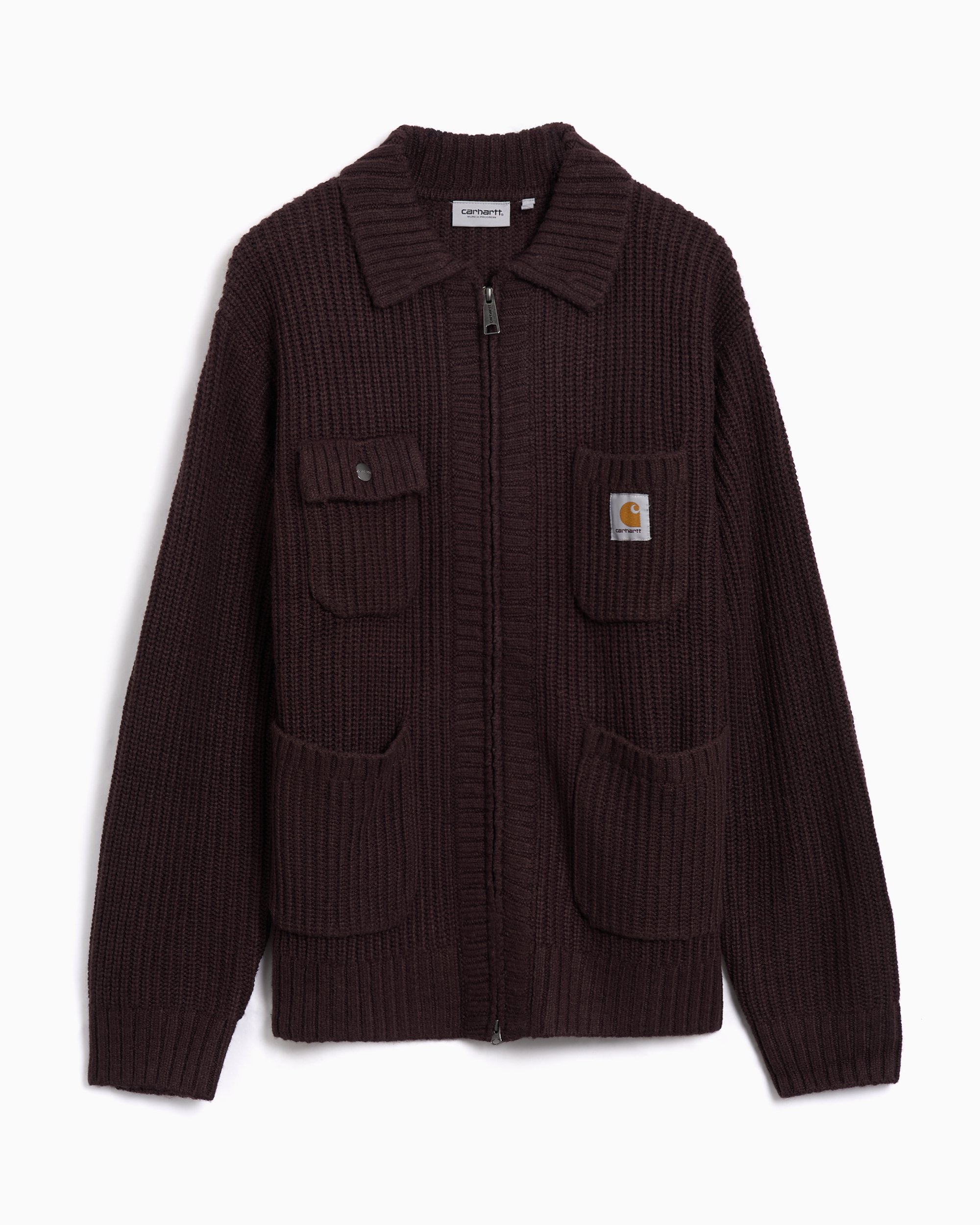 Carhartt WIP Chore Unisex Cardigan Brown I035399-33HXX | FOOTDISTRICT