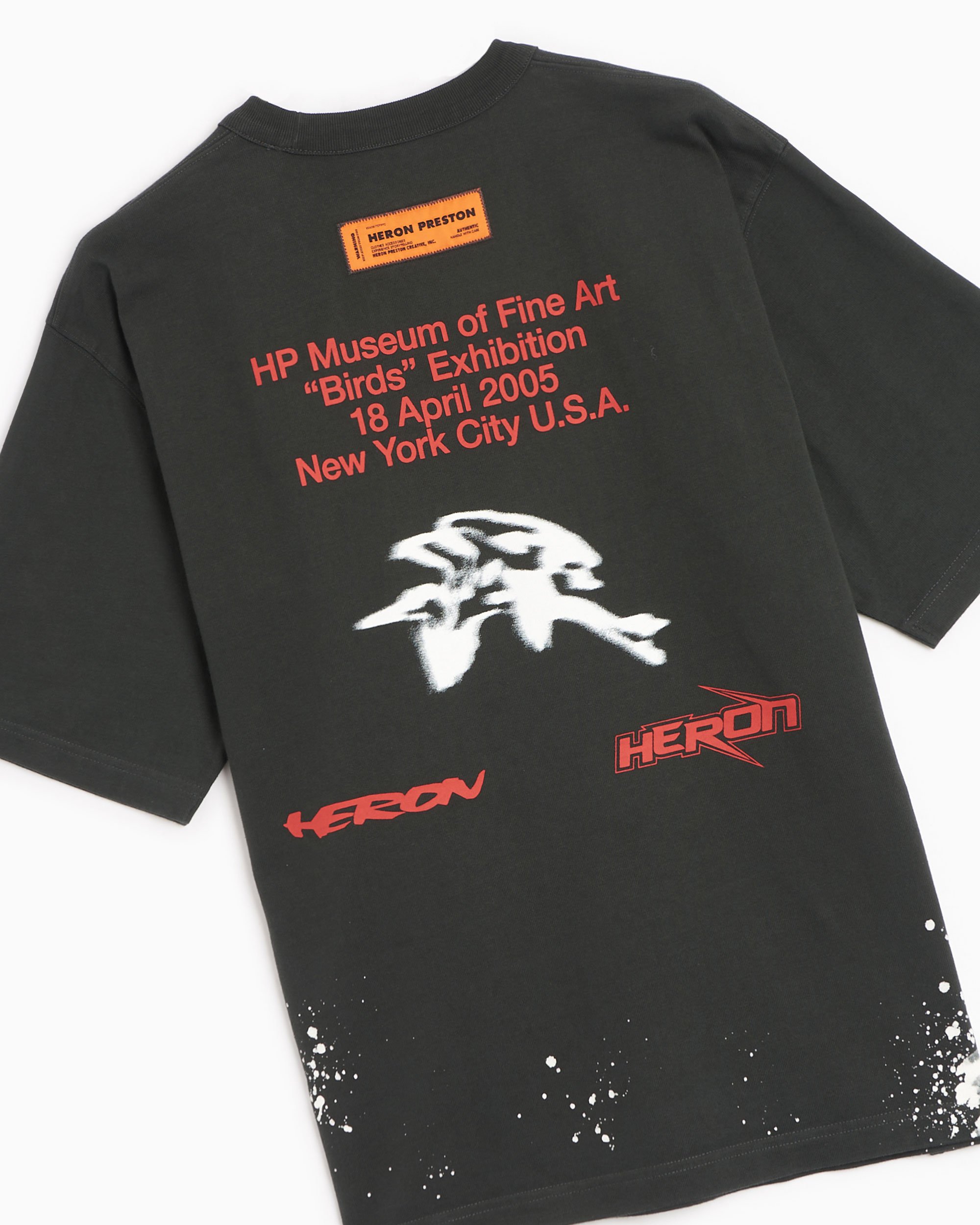 Heron Preston Men's T-Shirt Black HMAA032F23JER0051025