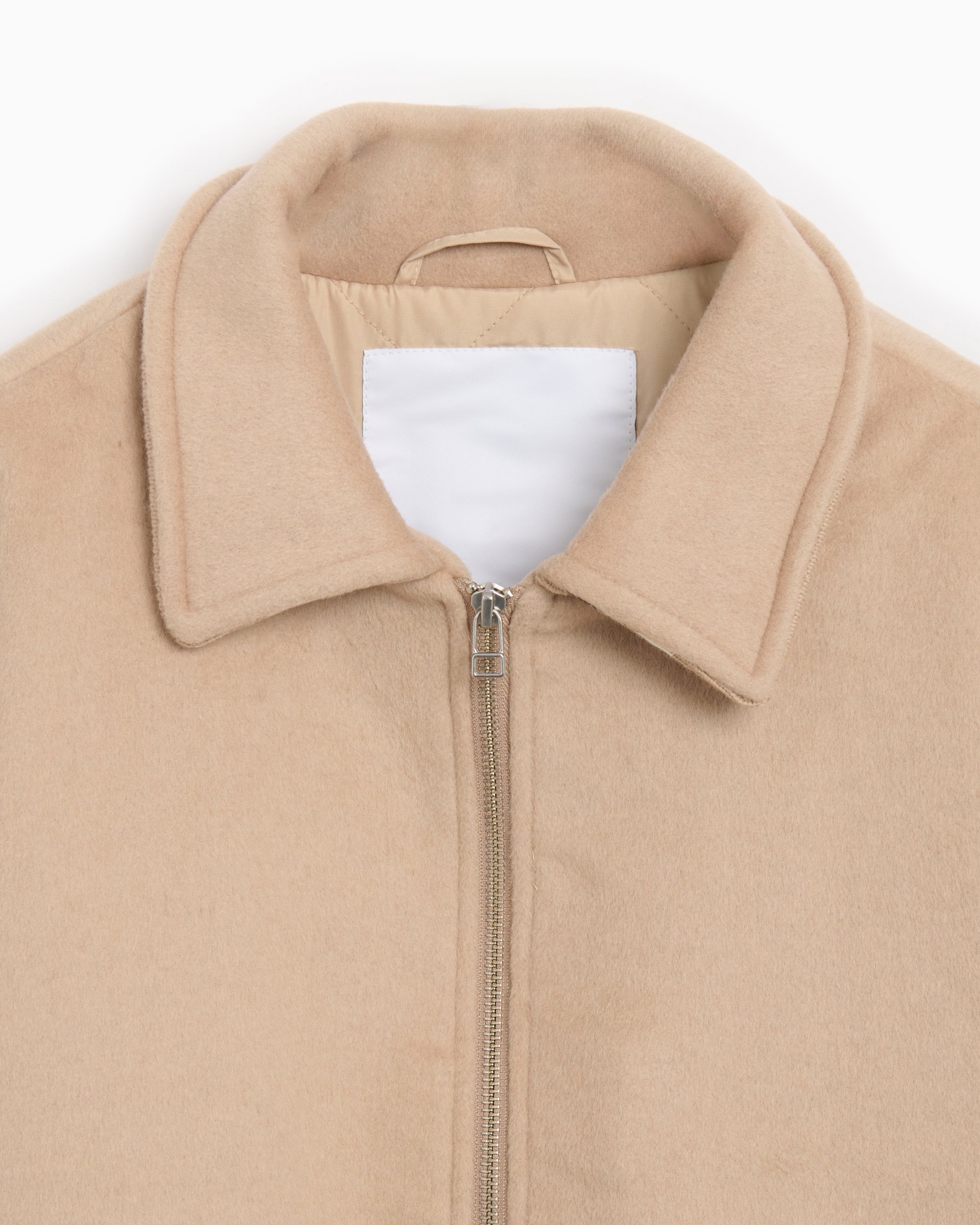 Pop Trading Company Men's Varsity Jacket Beige POPAW24_05