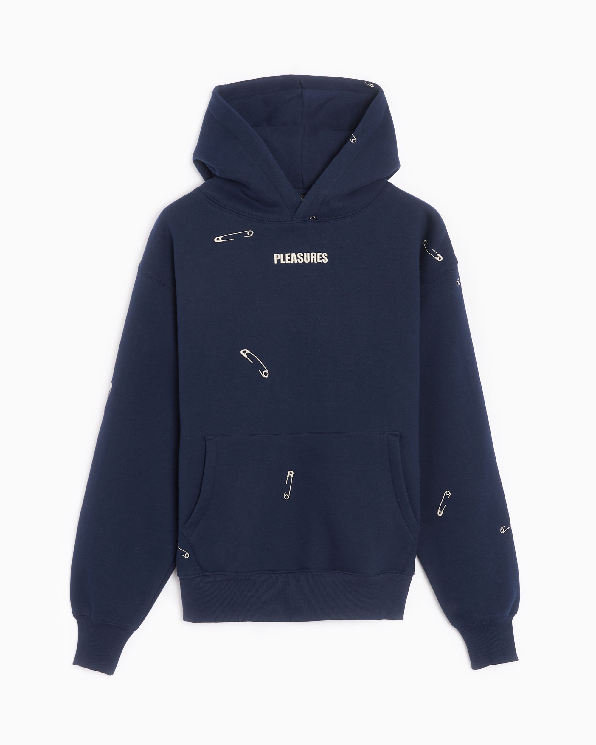 Pleasures safety embroidered hoodie deals