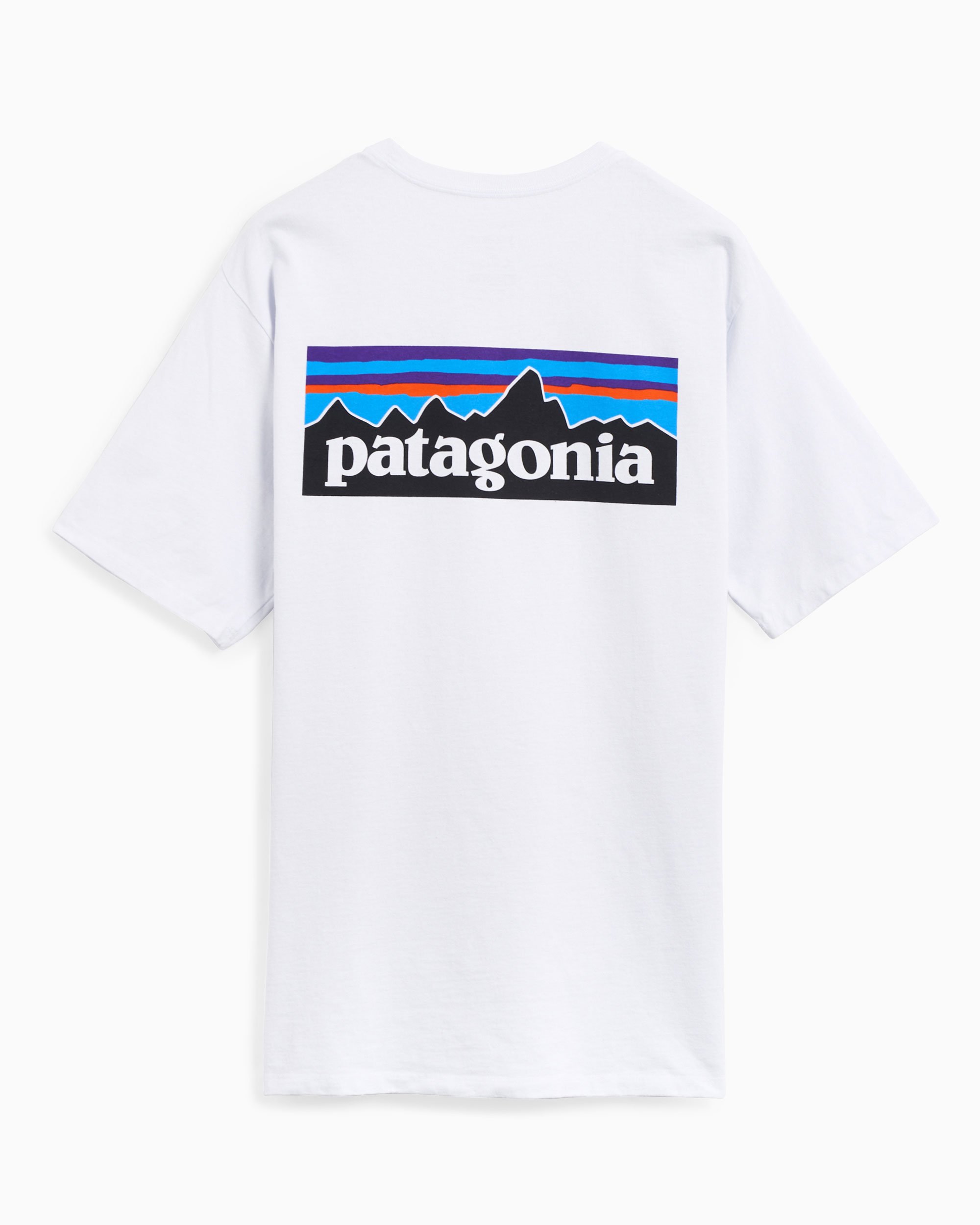 Patagonia P-6 Logo Responsibili-Tee Men's T-Shirt White 38504-WHI |  FOOTDISTRICT